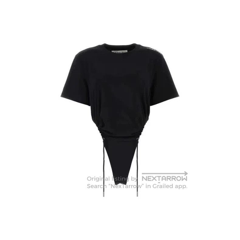Y/Project YProject Letter Print Round Neck Short Sleeve Bodysuit. Size US 36 / EU 52 - 1 Thumbnail