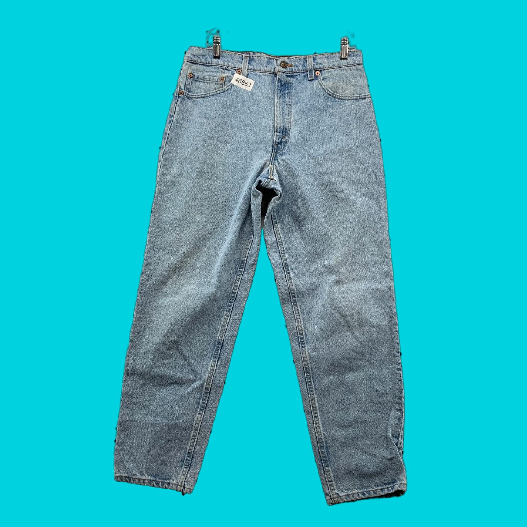 Levi's VINTAGE Levi's 550 Denim Jeans Men 32x29 90s Blue Relaxed Tapered USA Denim Jeans Men 32 Relaxed 90s Blue Levi's 550 Vintage USA Pants Size US 32 / EU 48 - 1 Thumbnail