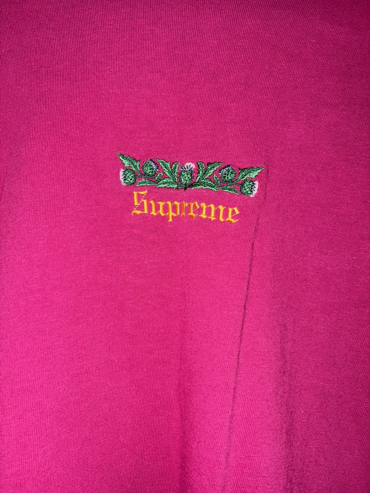 Supreme Supreme Embroidered Flower Long Sleeve Size US L / EU 52-54 / 3 - 2 Thumbnail