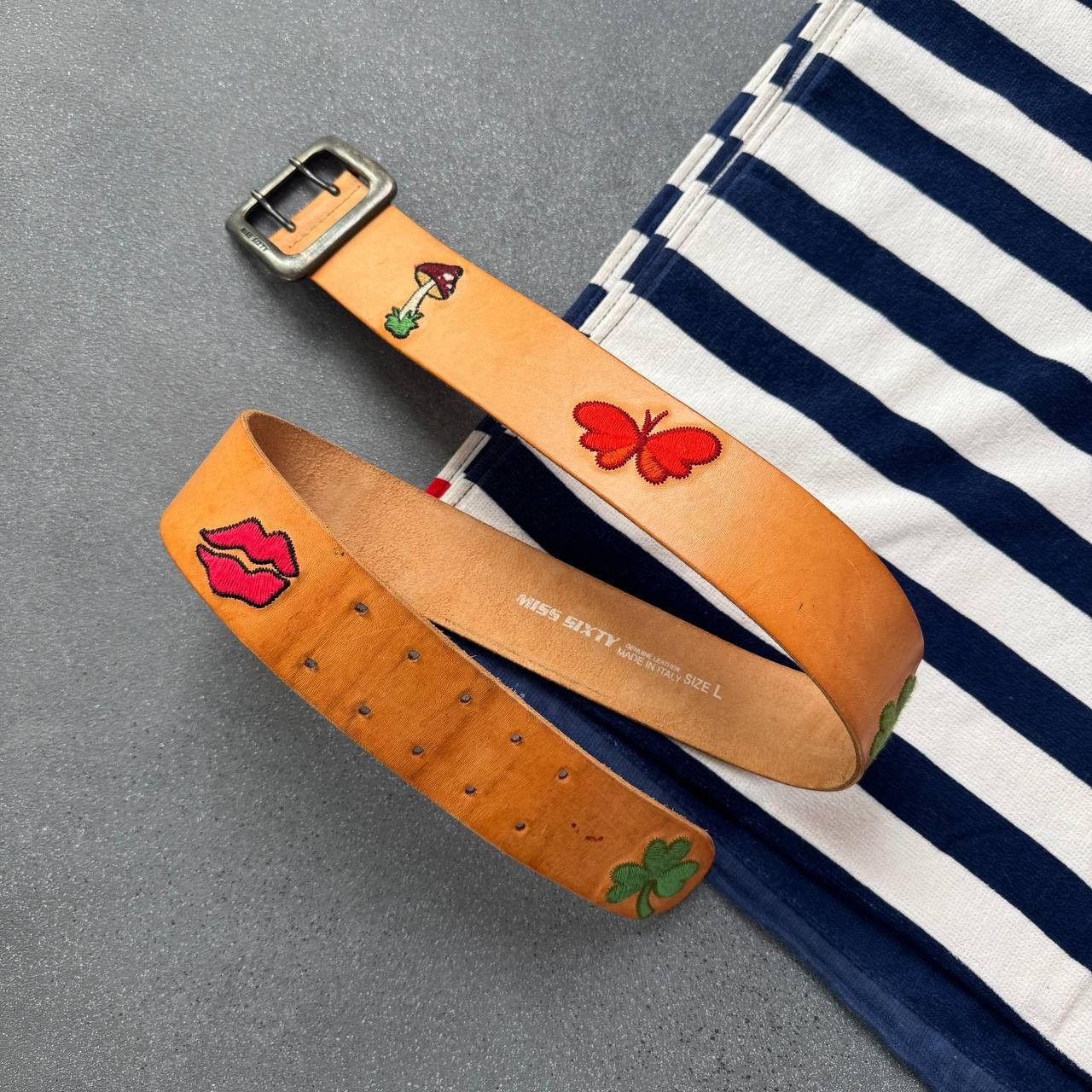 Miss Sixty Vintage Y2K Leather Belt