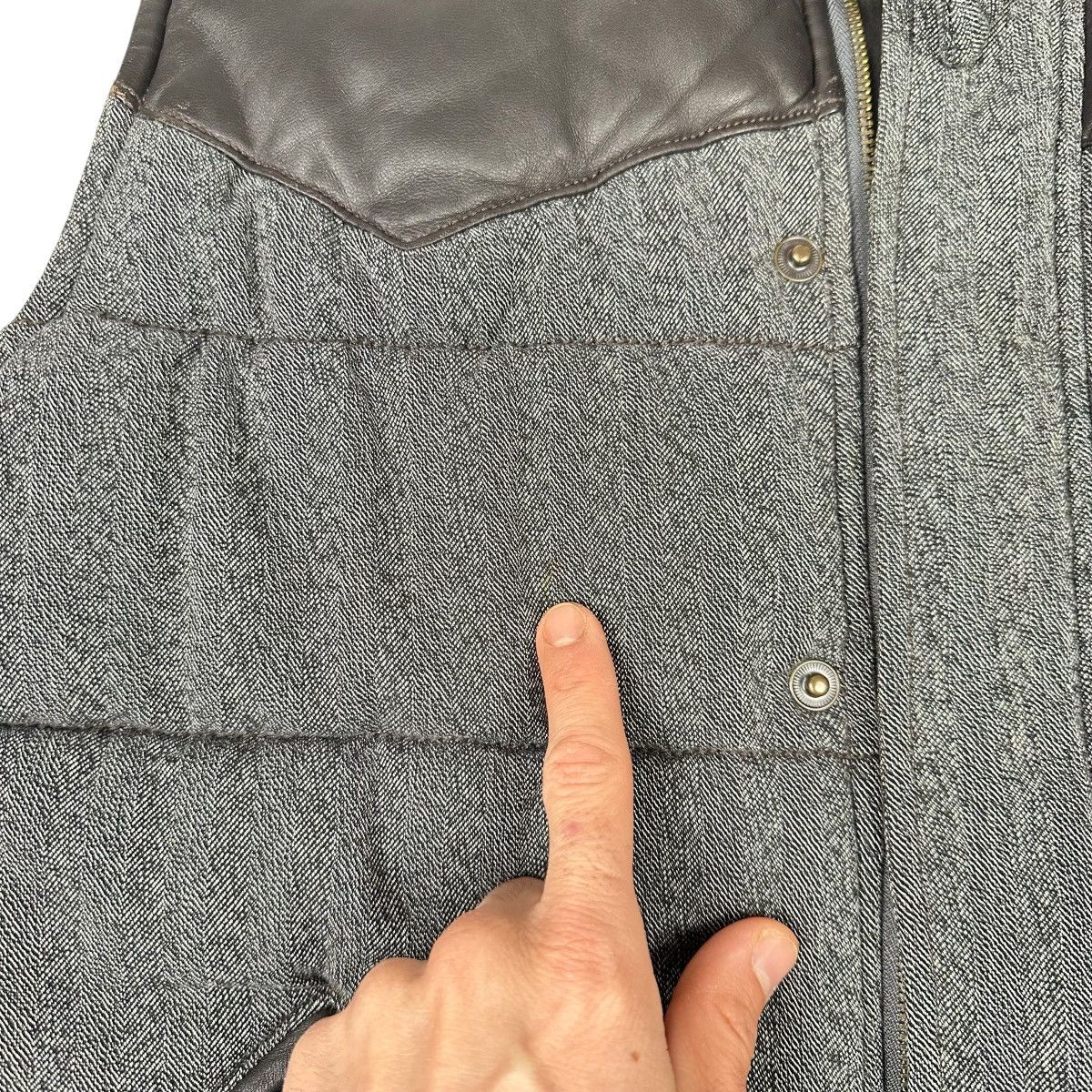 7 For All Mankind 7 For All Mankind Men’s M Puffer Vest Leather Yoke Full Zip Size US M / EU 48-50 / 2 - 5 Thumbnail