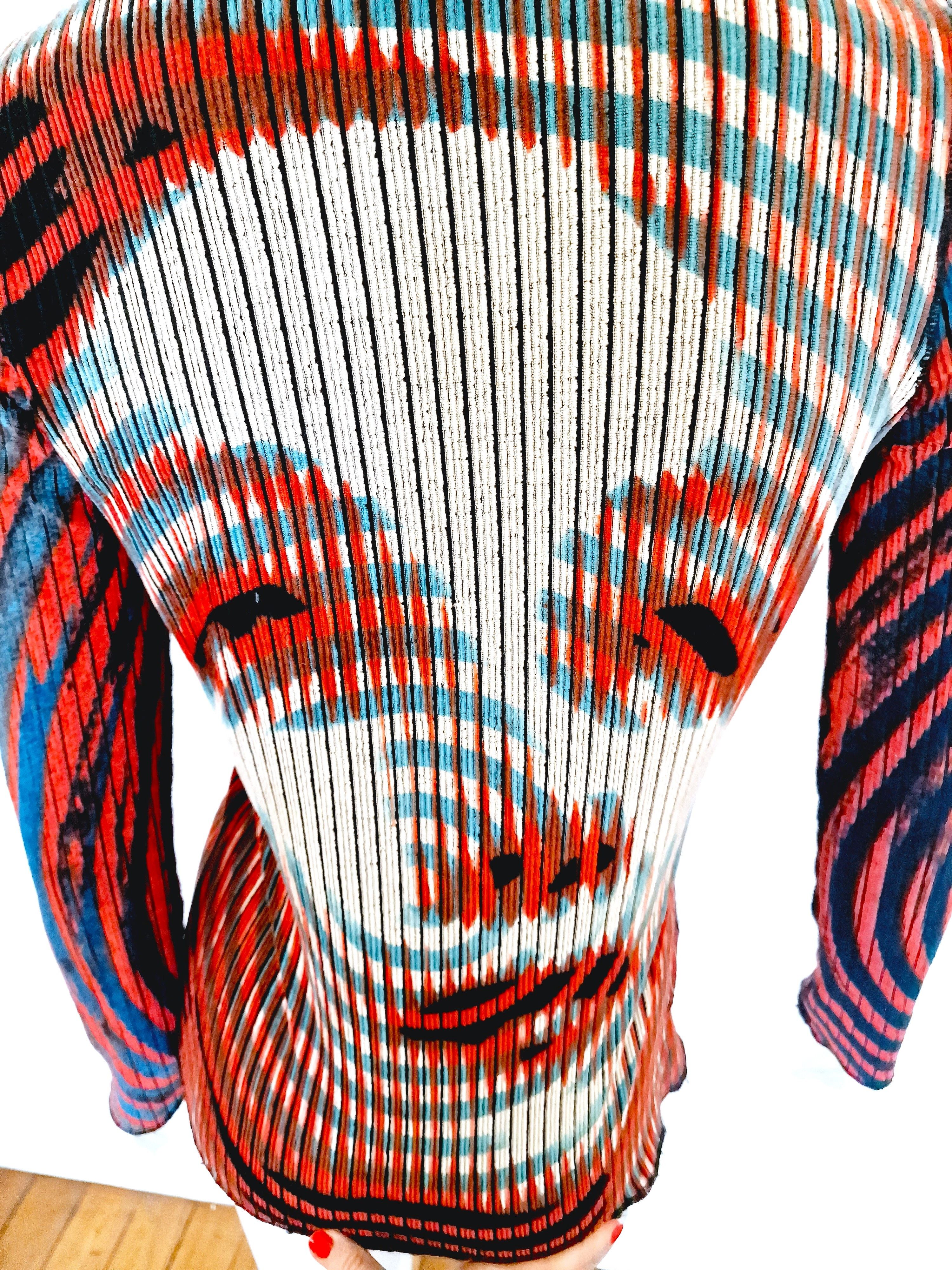 Jean Paul Gaultier Jean Paul Gaultier Greta Garbo Optical T-shirt Sweater Top Size US M / EU 48-50 / 2 - 8 Thumbnail