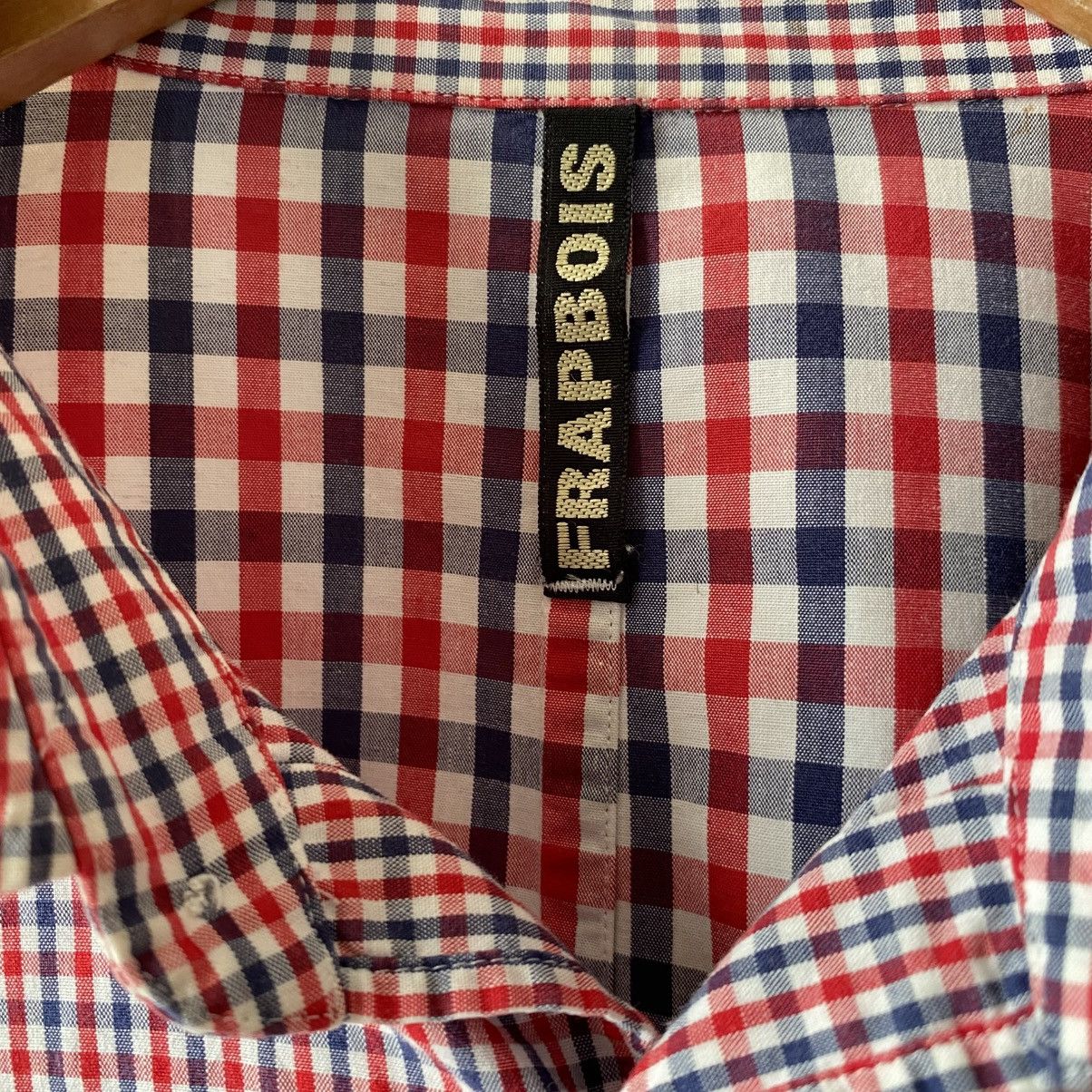 Frapbois FRAPBOIS Red Blue Gingham Check Shirt Size XS / US 0-2 / IT 36-38 - 8 Thumbnail