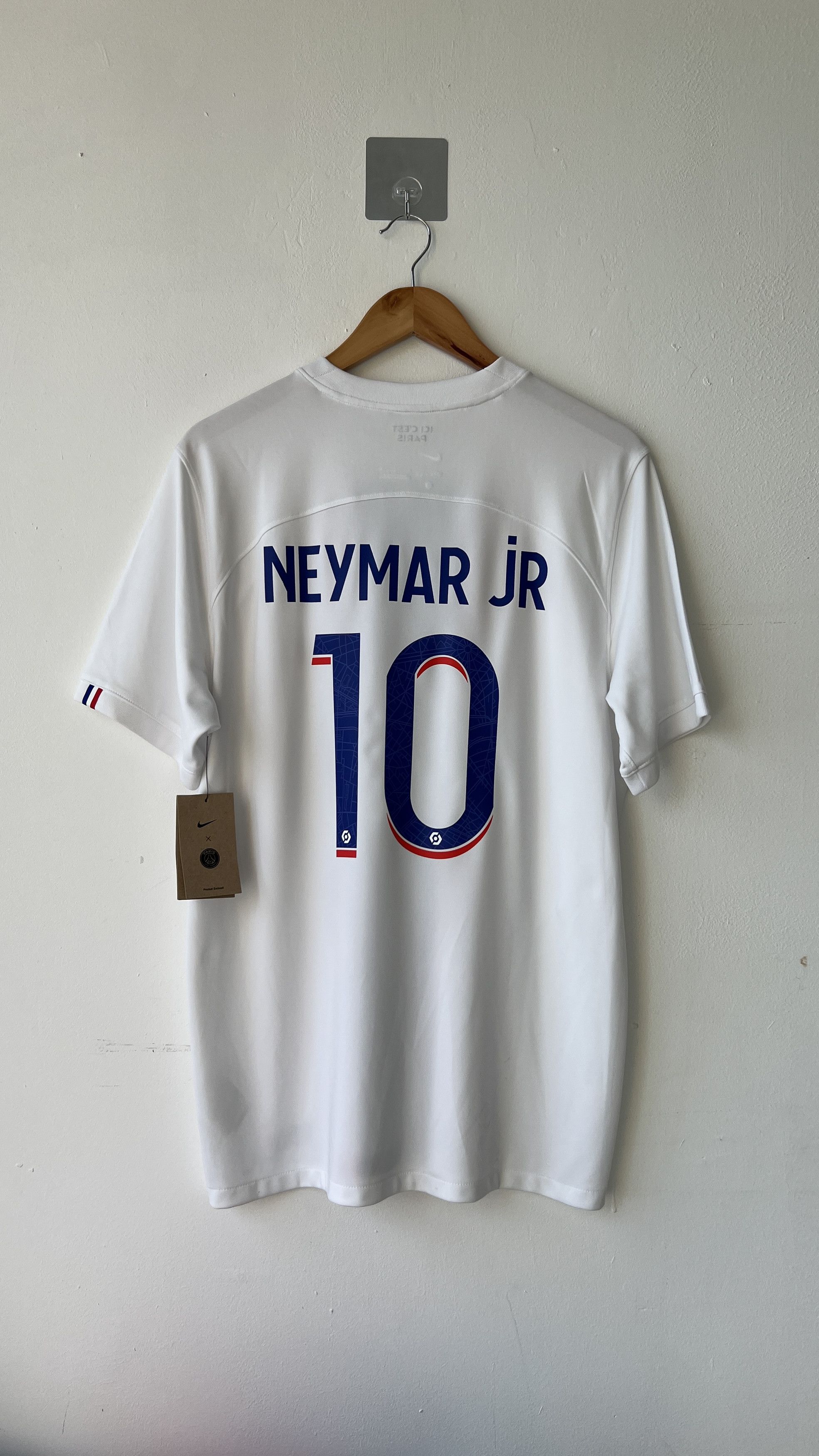 Nike (L) PSG 2022-23 Third Shirt Neymar JR. #10 (New) Kit Size US L / EU 52-54 / 3 - 1 Thumbnail