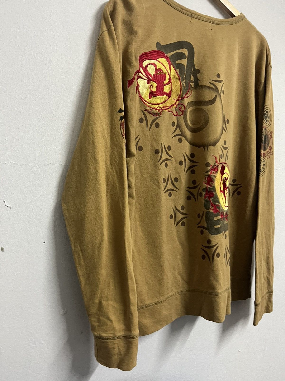 Japanese Brand 💥Go Coo ! Sukajan Monkey King Embroidered Japanese Motive Size US L / EU 52-54 / 3 - 2 Thumbnail