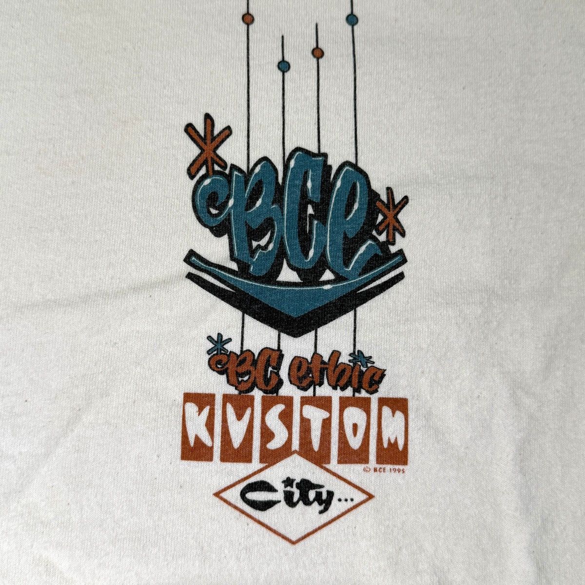 Bc Ethic Vintage 90s BC Ethic Kustom City Tee Size US L / EU 52-54 / 3 - 4 Thumbnail