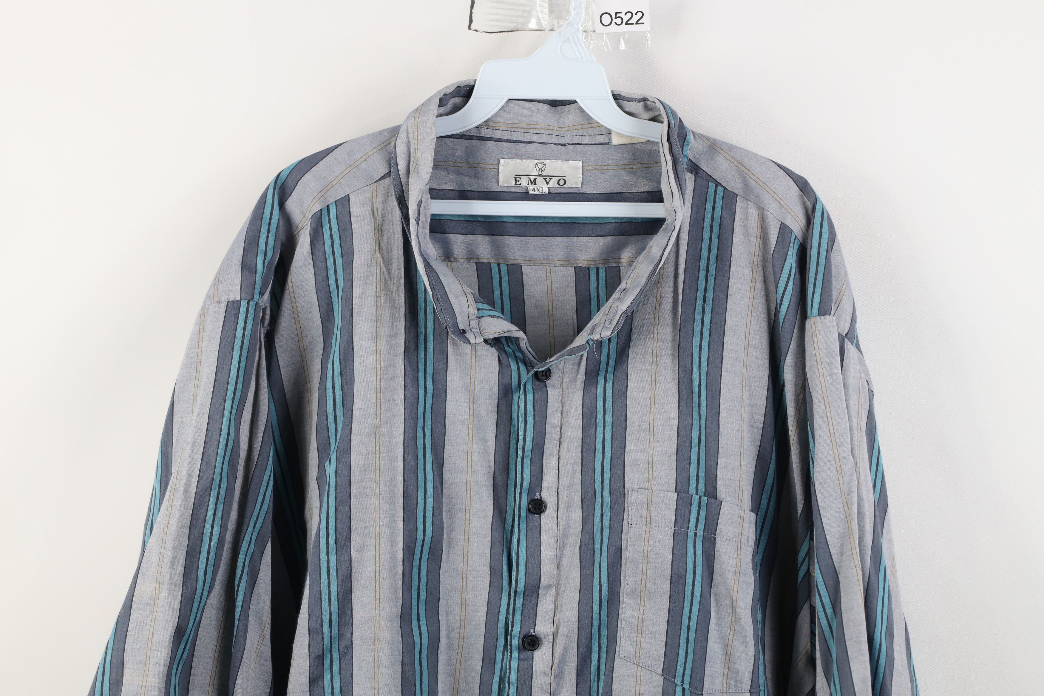 Vintage Vintage 90s Streetwear Block Short Sleeve Button Down Shirt Size US XXL / EU 58 / 5 - 2 Thumbnail