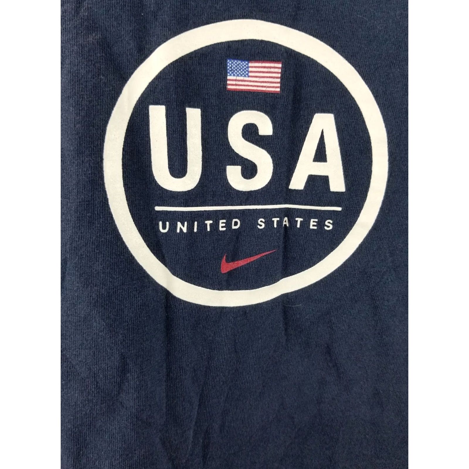 Nike VINTAGE Nike OLYMPIC TEAM USA NAVY T-SHIRT SZ LARGE Shirt Men XS? Size US L / EU 52-54 / 3 - 2 Thumbnail