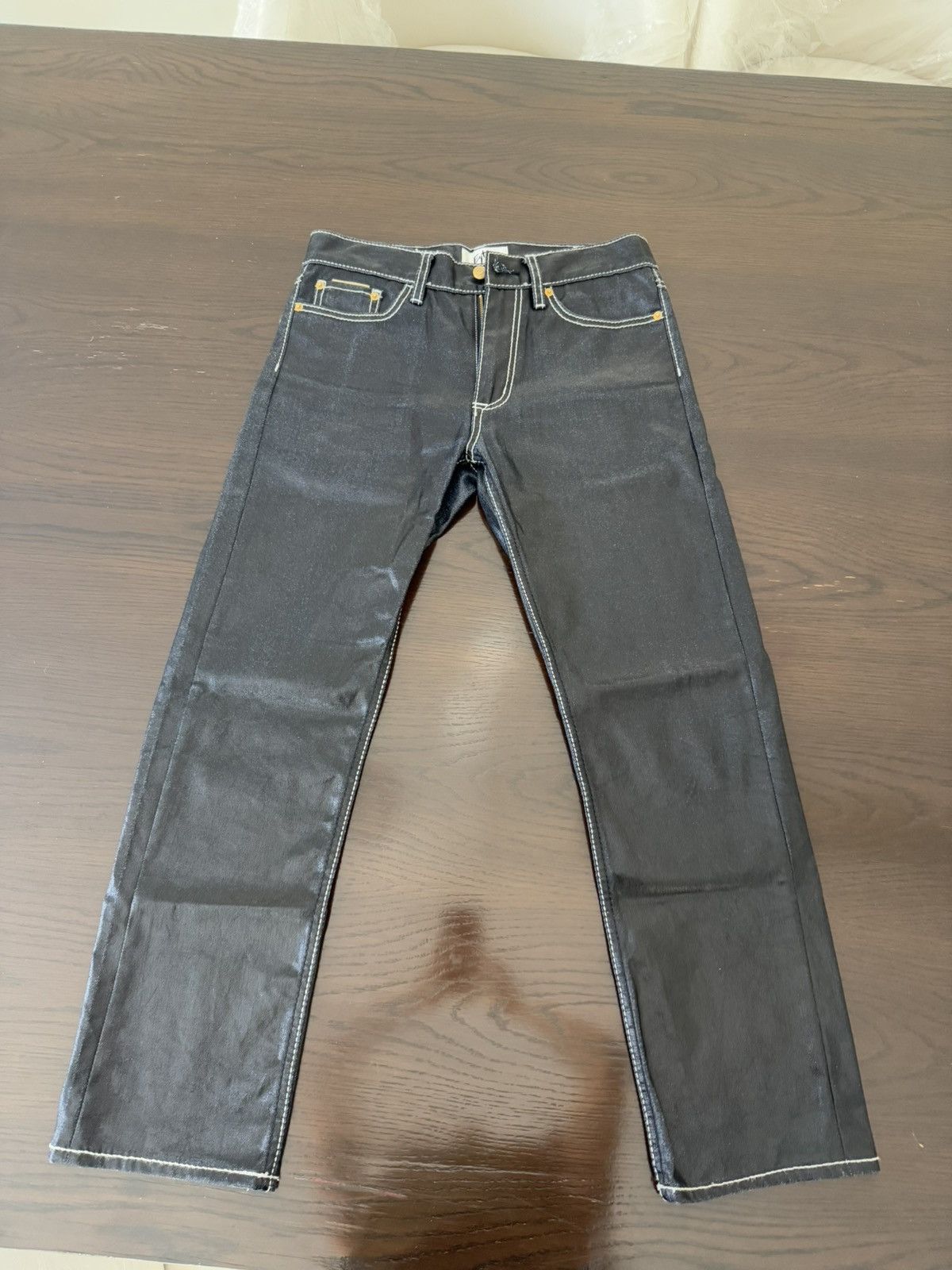 Eytys EYTYS CYPRESS TAR BLACK STRAIGHT FIT JEANS Size US 30 / EU 46 - 1 Thumbnail