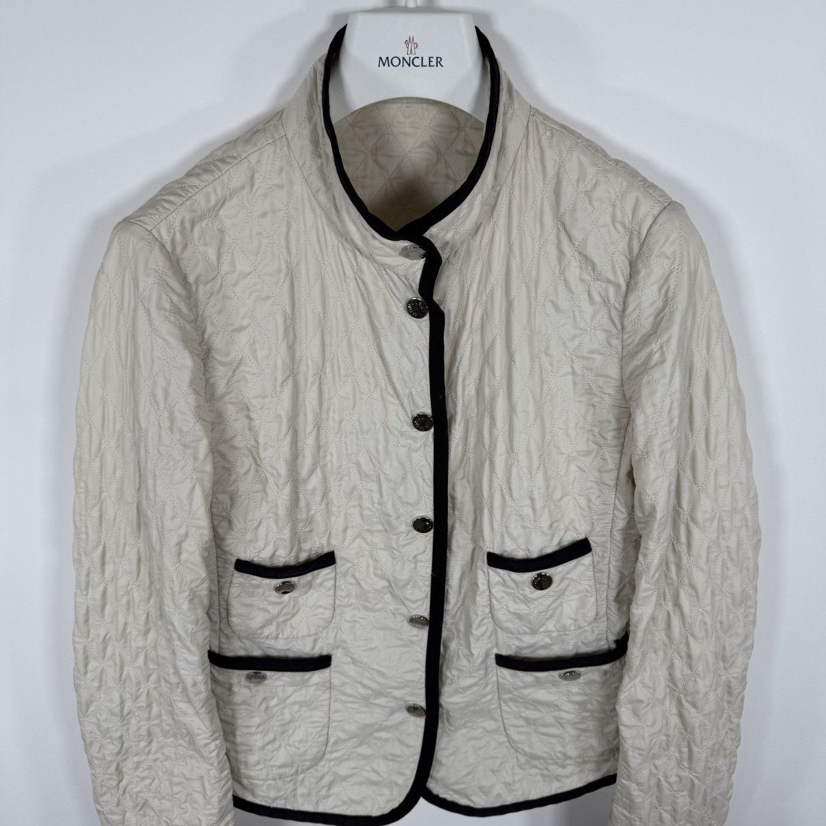 Moncler Moncler Colombiere Women’s Jacket - Size 1 (XS/S) - White Size S / US 4 / IT 40 - 3 Thumbnail