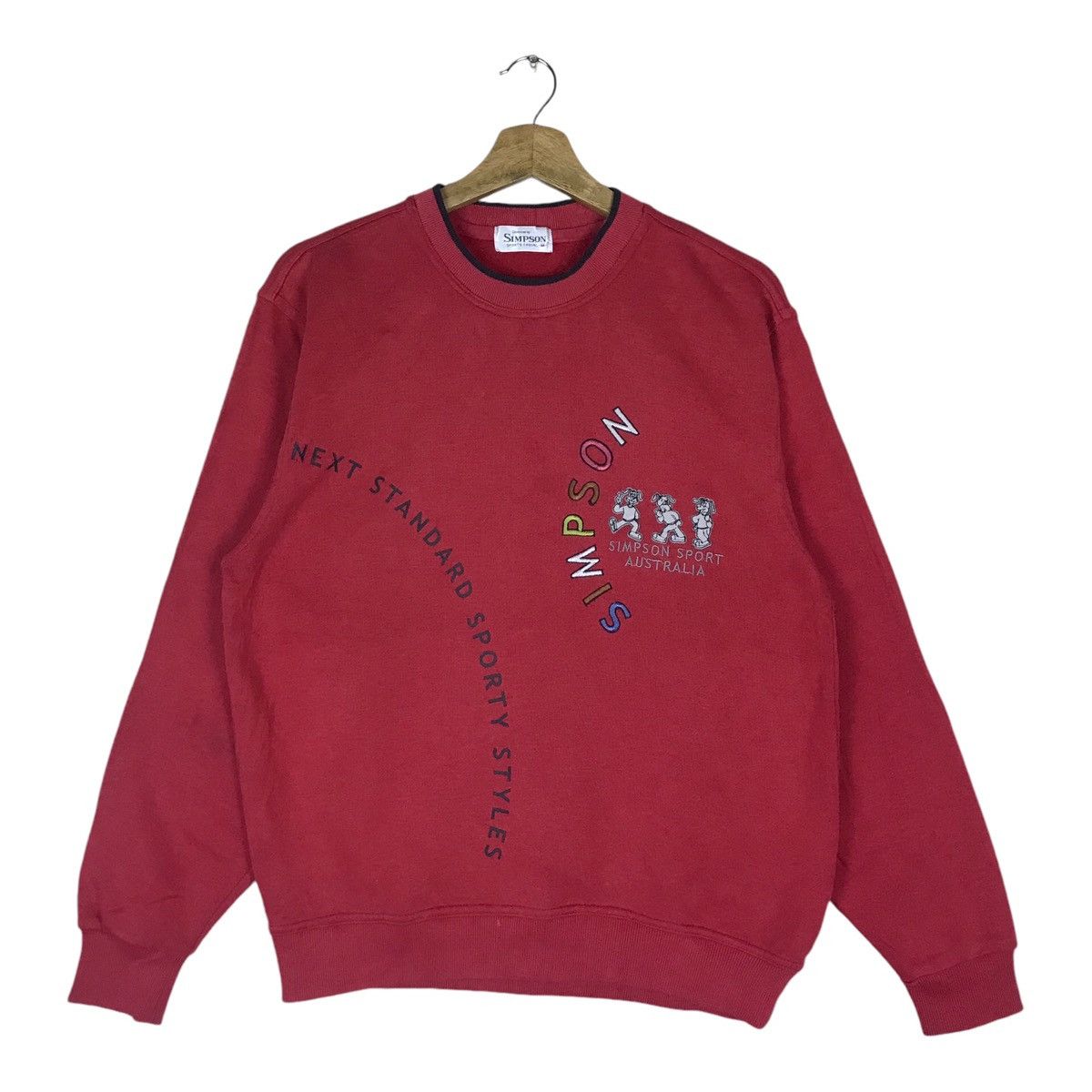 The Simpsons Vintage Simpson Sports Casual Australia Pullover Jumper Size US M / EU 48-50 / 2 - 1 Thumbnail