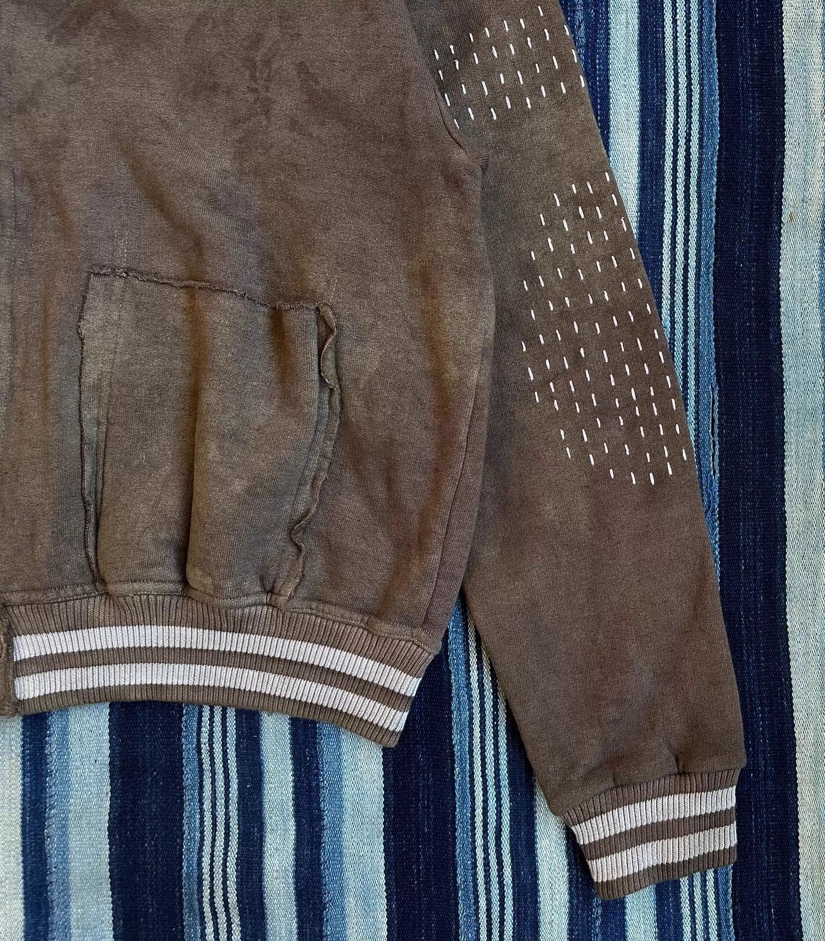 Dr. Collectors Dr Collectors Shishu Hand-Dyed Uneven Raw Edge Cardi S/M Size US S / EU 44-46 / 1 - 3 Thumbnail