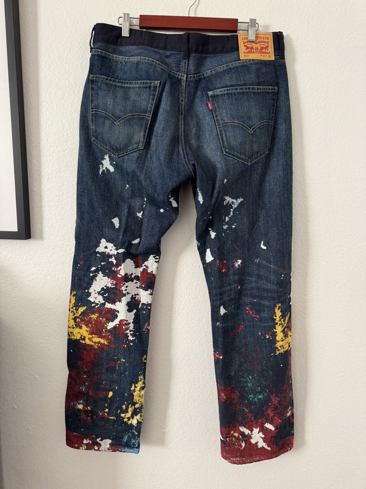 Junya Watanabe × Levi's AD2017 JUNYA WATANABE LEVI’S PAINT SPLATTER DENIM Size US 36 / EU 52 - 2 Thumbnail