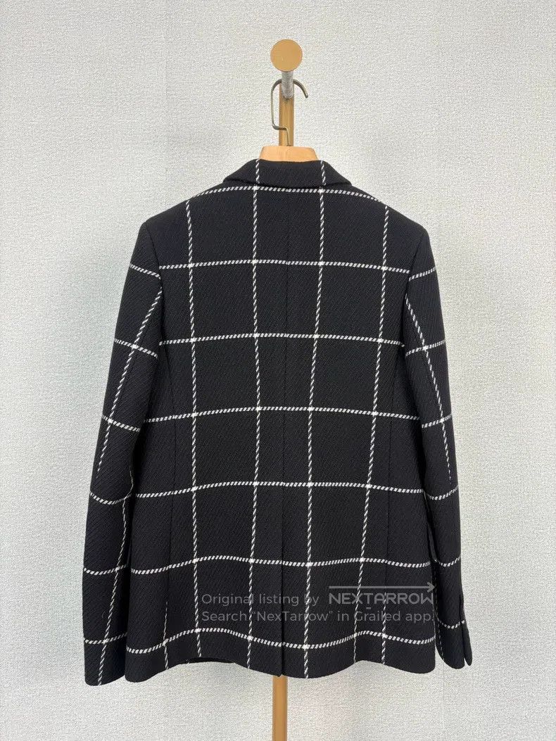 Dior Dior Woollen black plaid suit jacket Size XS / US 0-2 / IT 36-38 - 2 Thumbnail