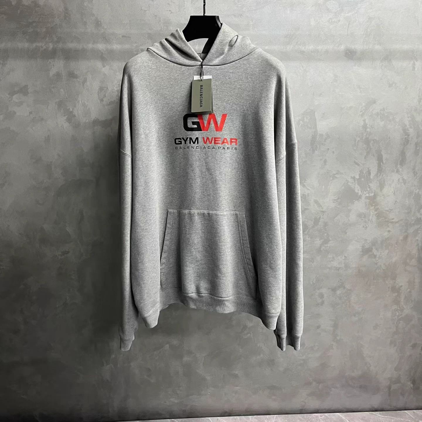 Balenciaga Balenciaga Gray Logo Print Longsleeve Sweatshirt XS Size US XS / EU 42 / 0 - 1 Thumbnail