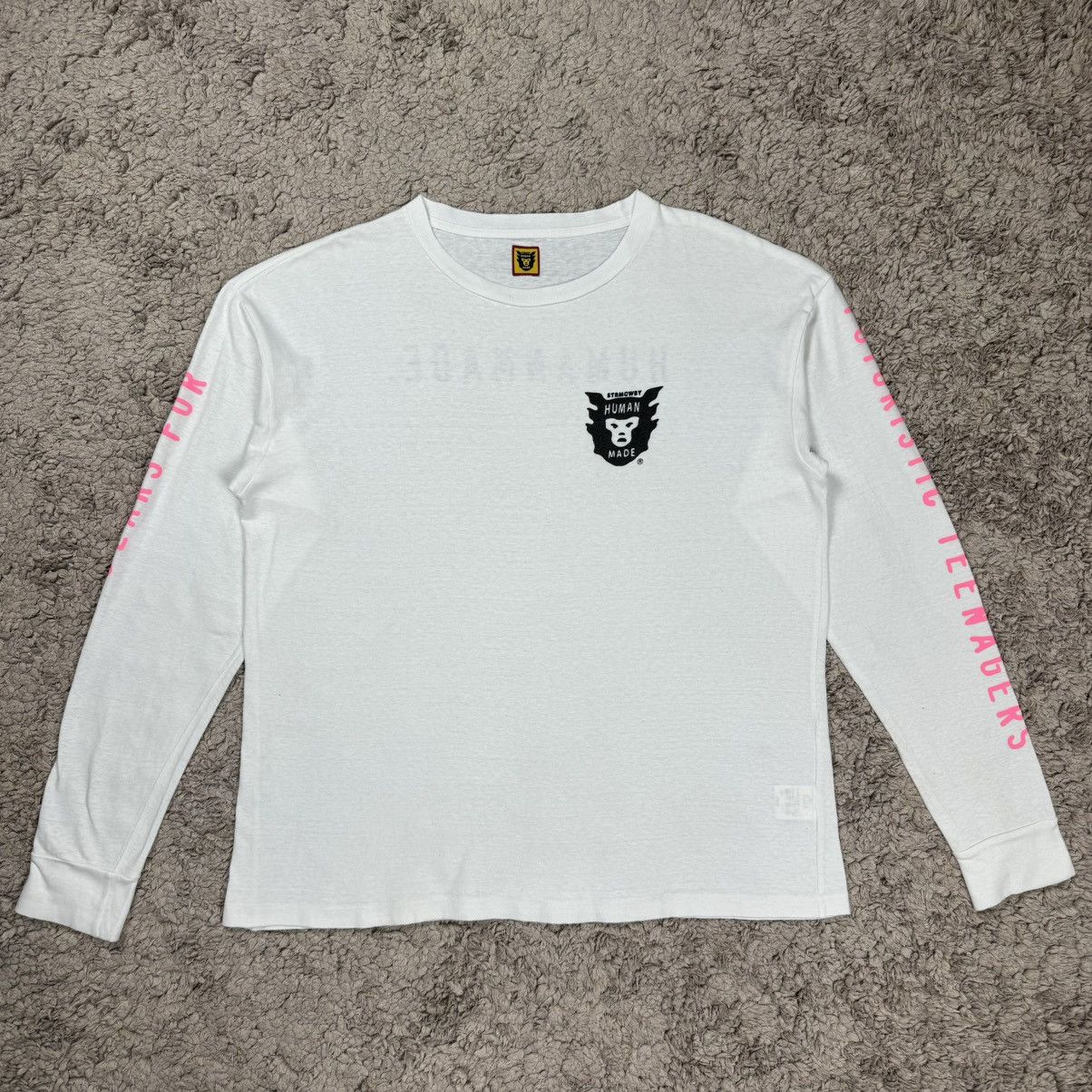Human Made Human Made Gears For Futuristic Teenagers Longsleeve T-shirt Size US M / EU 48-50 / 2 - 2 Thumbnail