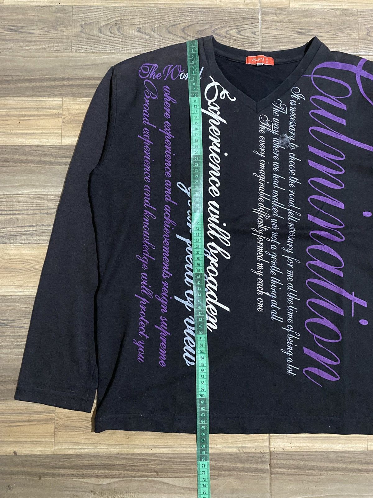 Japanese Brand × Vintage AVAIL POEM LONG SLEEVE TEE Size US L / EU 52-54 / 3 - 6 Thumbnail