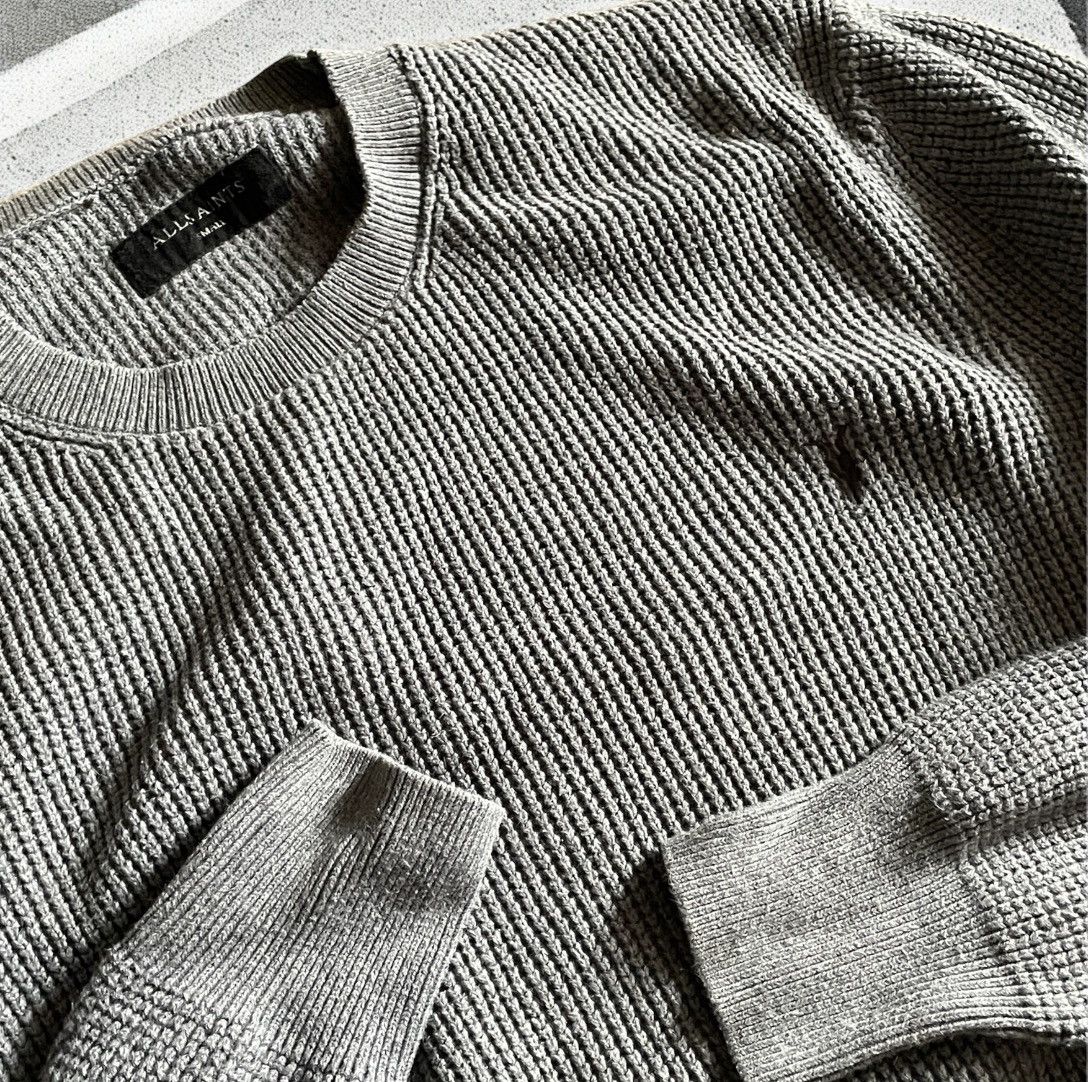 Allsaints × Vintage Vintage Grey Sweater Knitwear Crochet Allsaints Logo Basic Size US S / EU 44-46 / 1 - 4 Thumbnail