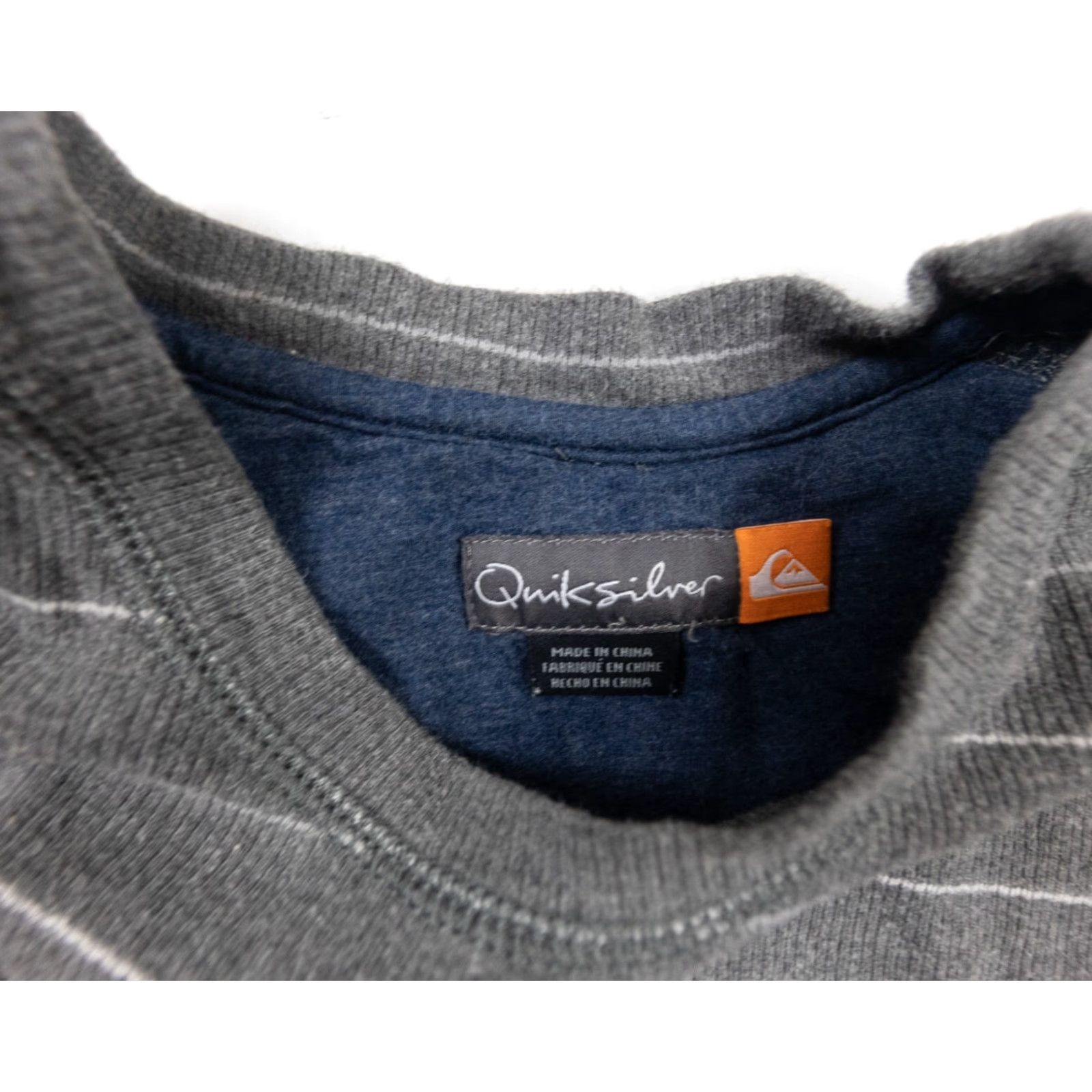 Quiksilver VINTAGE Quiksilver Ribbed Knit Long Sleeve Shirt Adult Medium Gray Surf Mens Size US M / EU 48-50 / 2 - 4 Thumbnail