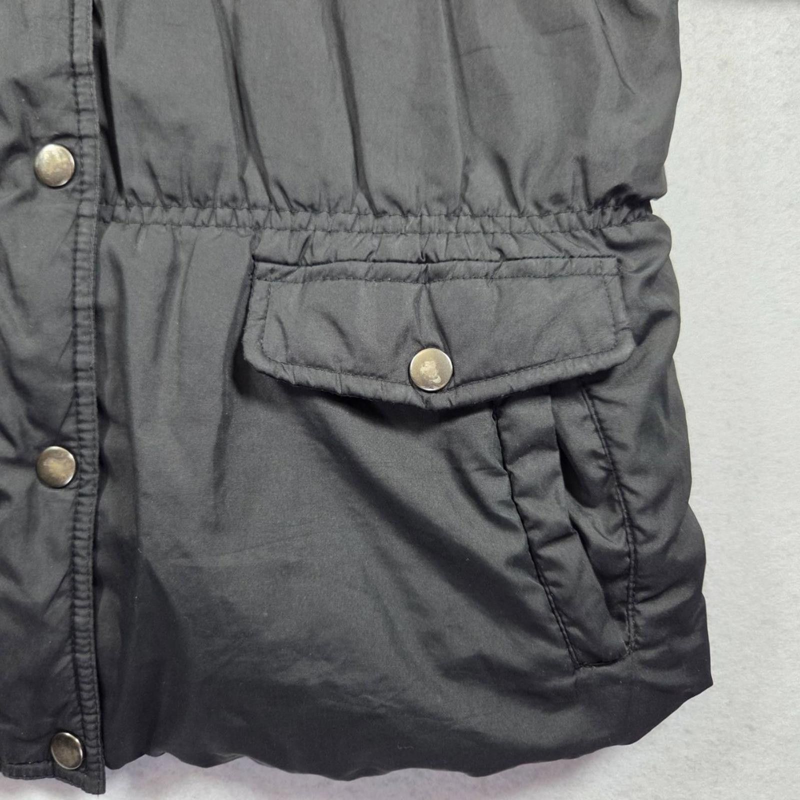 Designer Maralyn & Me Womens XL Black Quilted Puffer Winter Jacket Size XL / US 12-14 / IT 48-50 - 11 Thumbnail