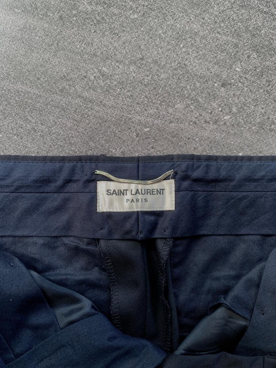 Saint Laurent Paris FREE TAX! Slim Cropped Wool Trousers by Hedi Slimane Size US 29 - 8 Thumbnail