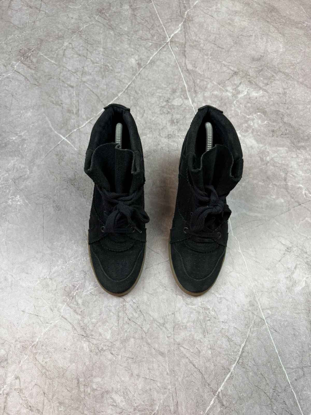 Isabel Marant Isabel Marant style y2k Baskets black suede femme shoes Size US 10 / IT 40 - 4 Thumbnail