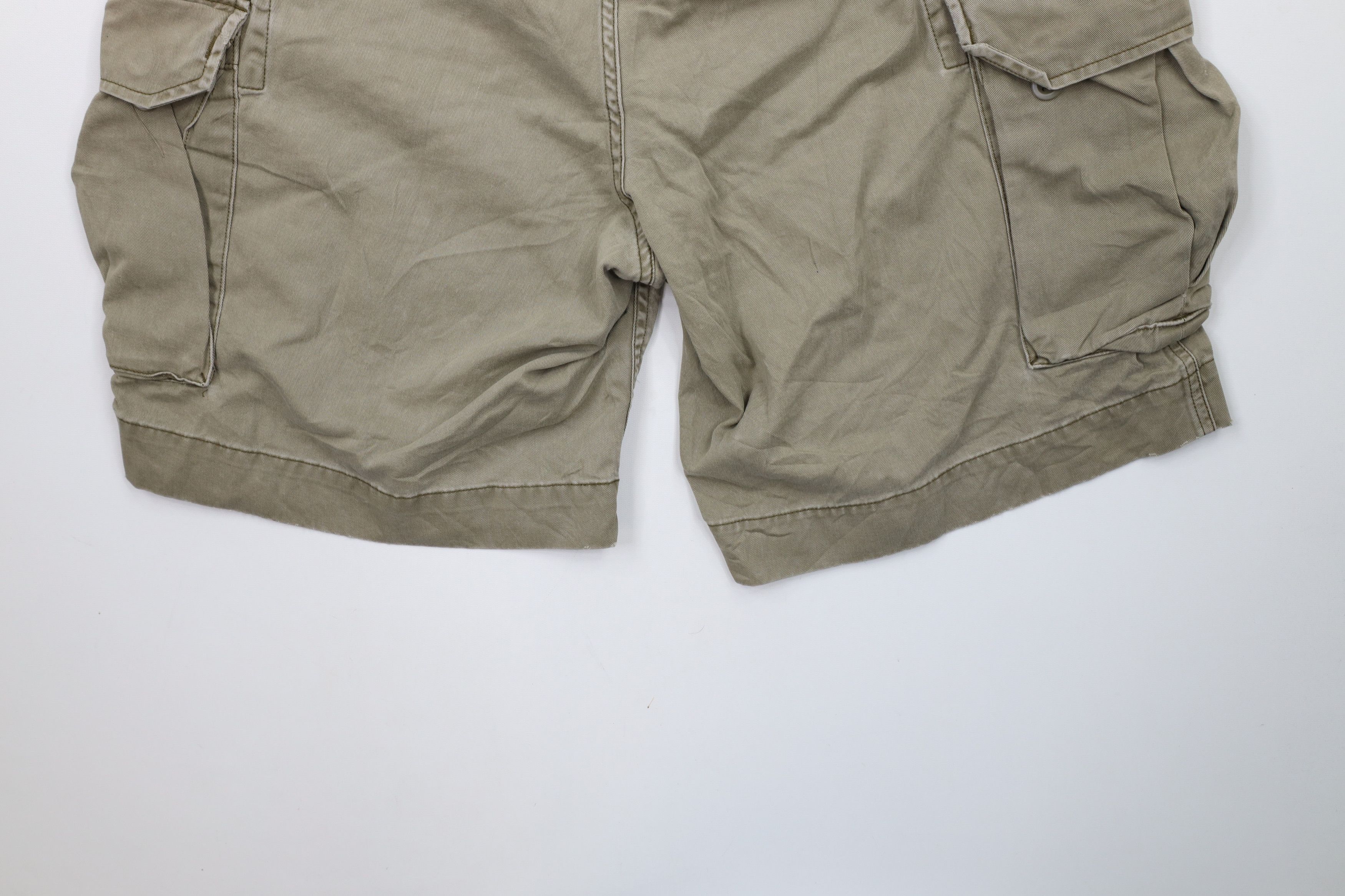 Polo Ralph Lauren Vintage 90s Ralph Lauren Spell Military Cargo Shorts Green Size US 36 / EU 52 - 13 Thumbnail