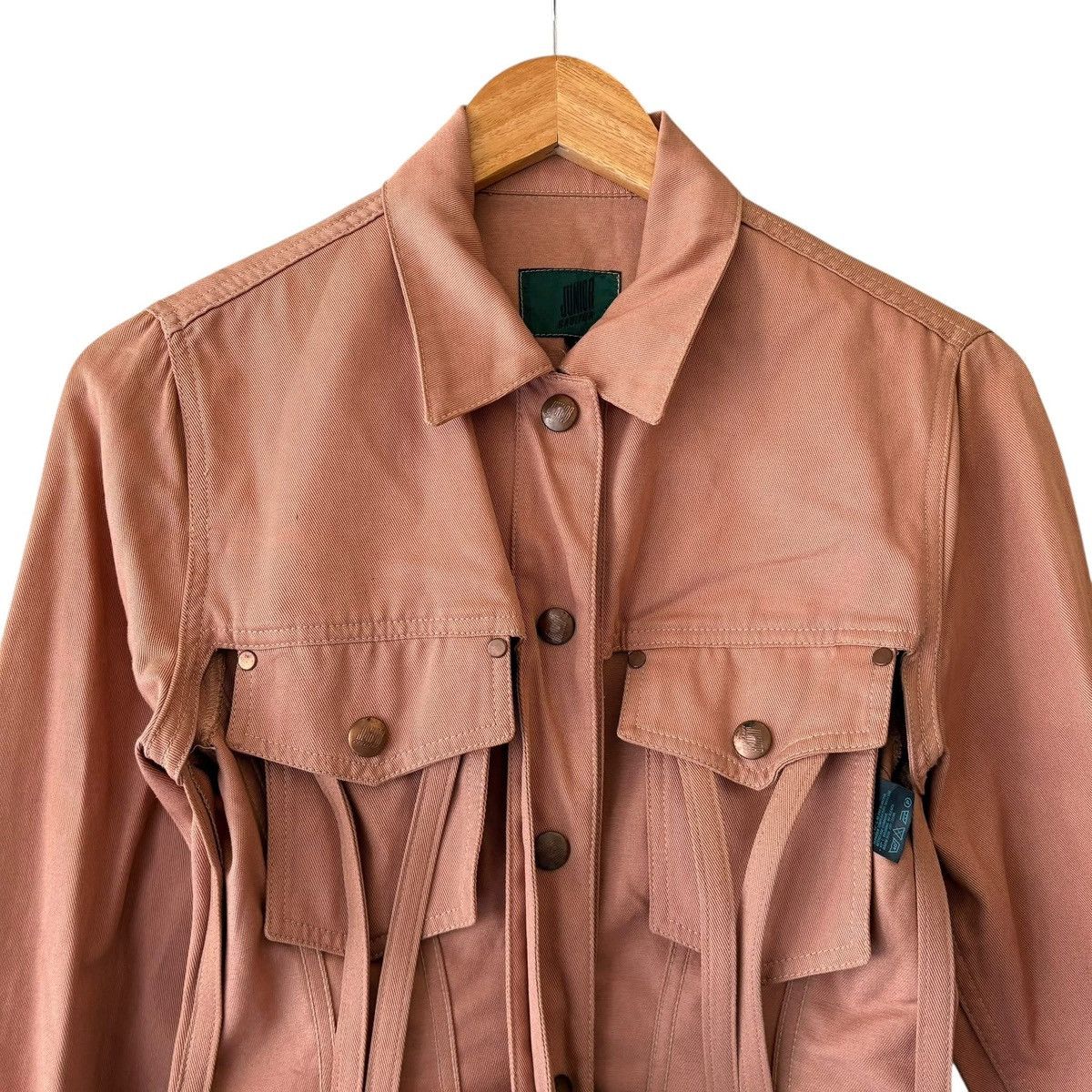 Jean Paul Gaultier Rare Jean Paul Gautier Structure Carget denim jacket Size M / US 6-8 / IT 42-44 - 2 Thumbnail