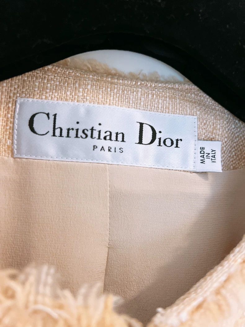 Dior Dior Fragrant linen silk jacket 2504-Nextarrow Size S / US 4 / IT 40 - 7 Thumbnail