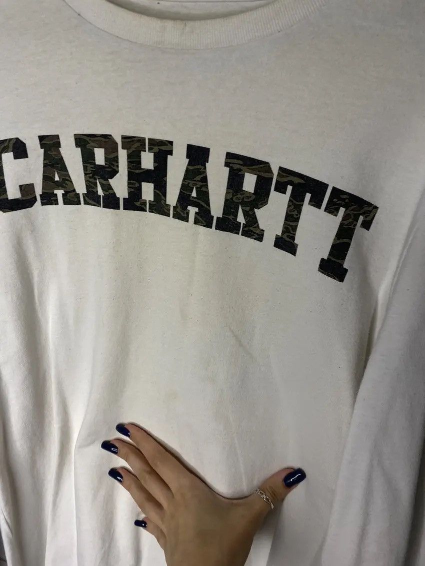 Carhartt Men's vintage long sleeve T-shirt Carhartt camo logo Size US M / EU 48-50 / 2 - 6 Thumbnail