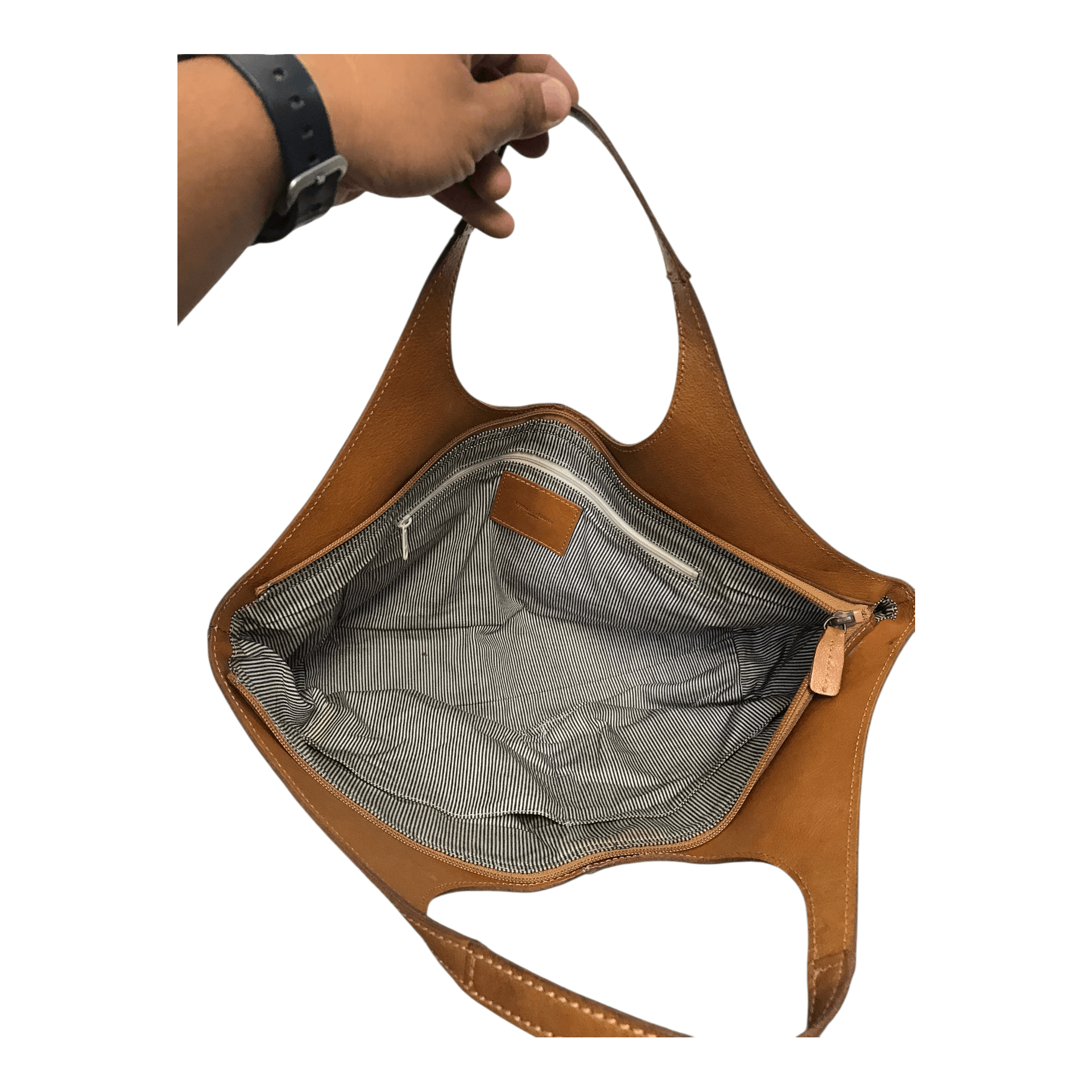 Issey Miyake × Leather × Tsumori Chisato Issey miyake Tsumori Chisato Brown LeatherBag Size ONE SIZE - 8 Thumbnail