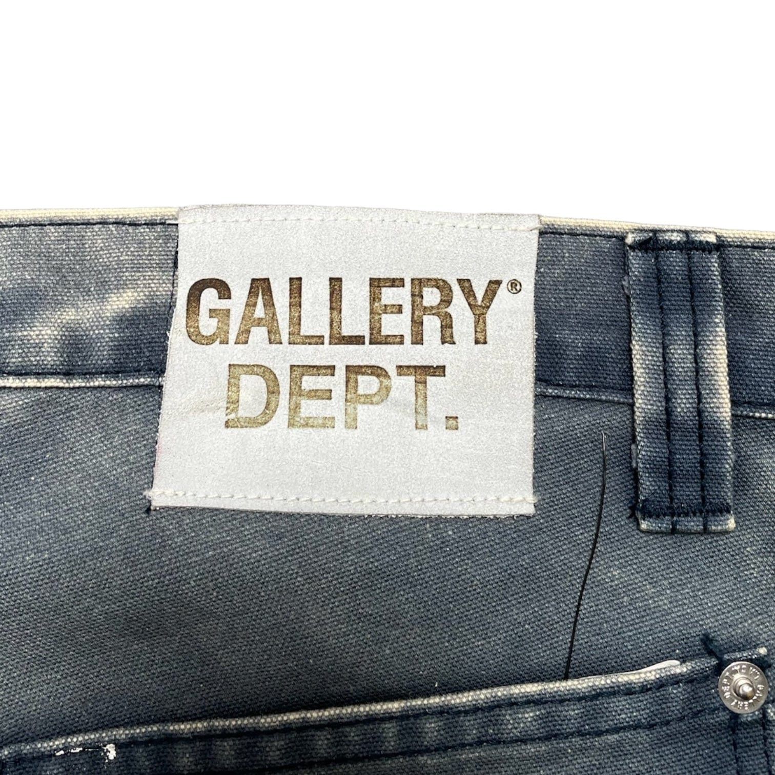 Gallery Dept. o1mle0426 LA Flare Carpenter Denim Jeans In Navy Blue Size US 32 / EU 48 - 4 Thumbnail