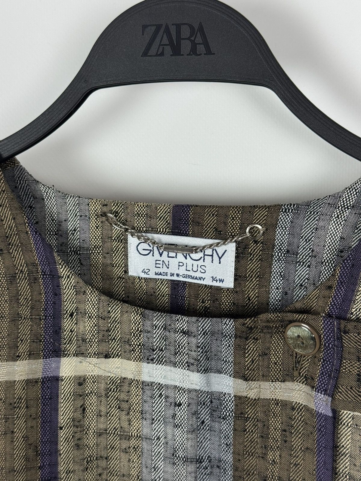 Givenchy 1990’s Vintage Givenchy En Plus Striped Jacket Size M / US 6-8 / IT 42-44 - 7 Thumbnail