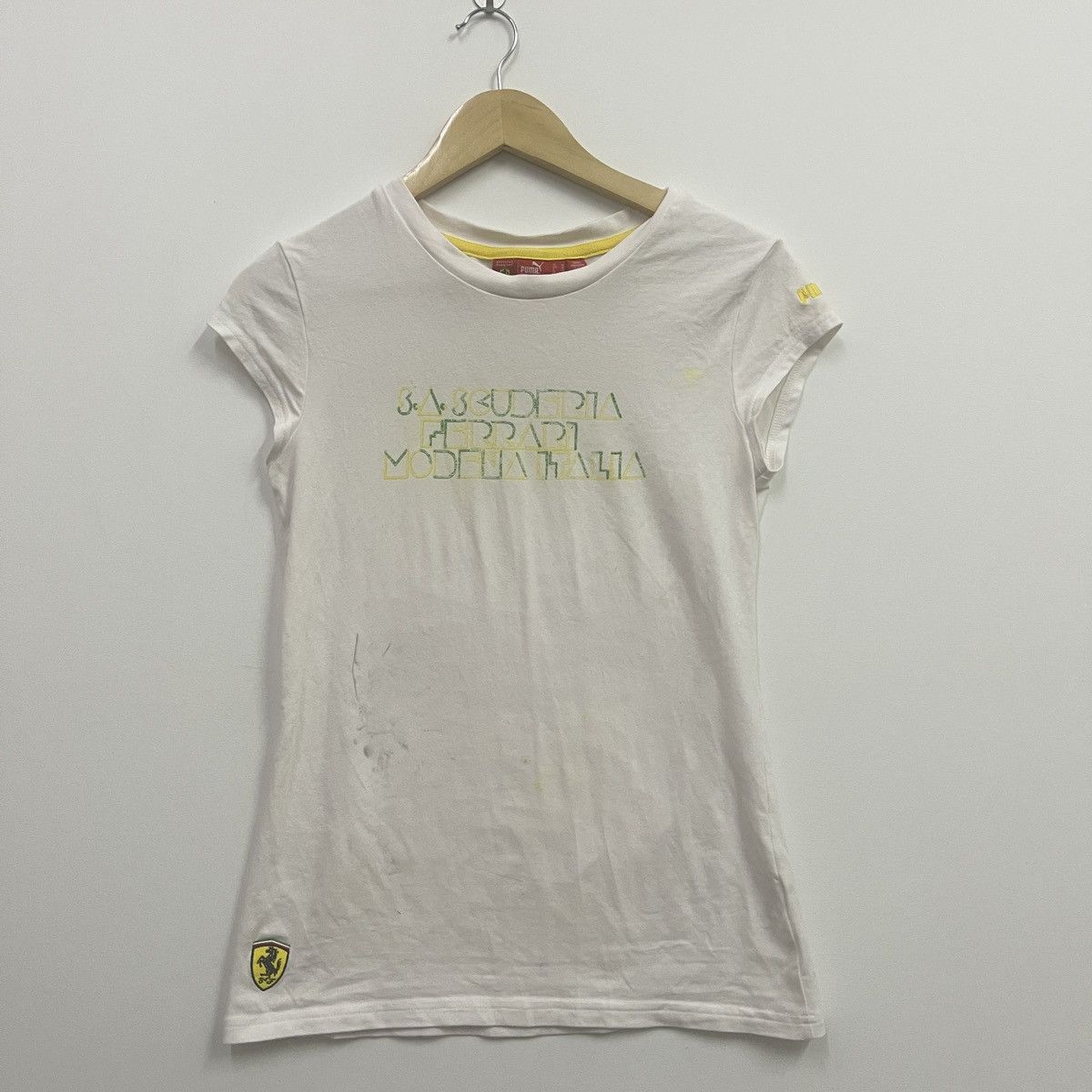 Ferrari × Puma Puma X Ferrari White Shirt Women Size M / US 6-8 / IT 42-44 - 1 Thumbnail