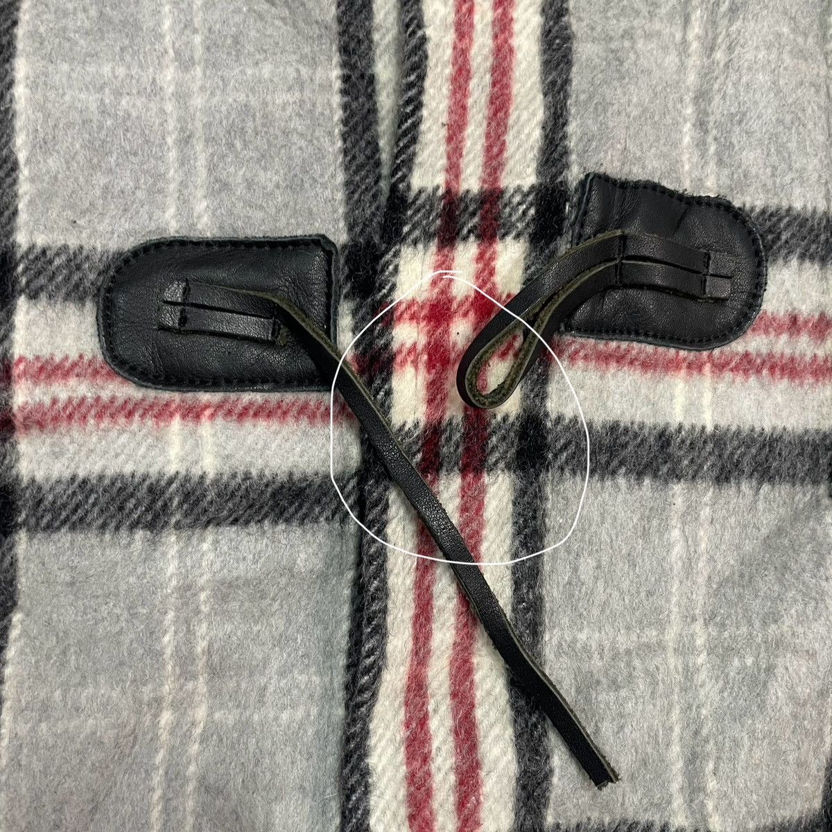 Hysteric Glamour Vintage 1990s Hysteric Glamour Plaid Wool Hooded Duffle Coat Size S / US 4 / IT 40 - 12 Thumbnail
