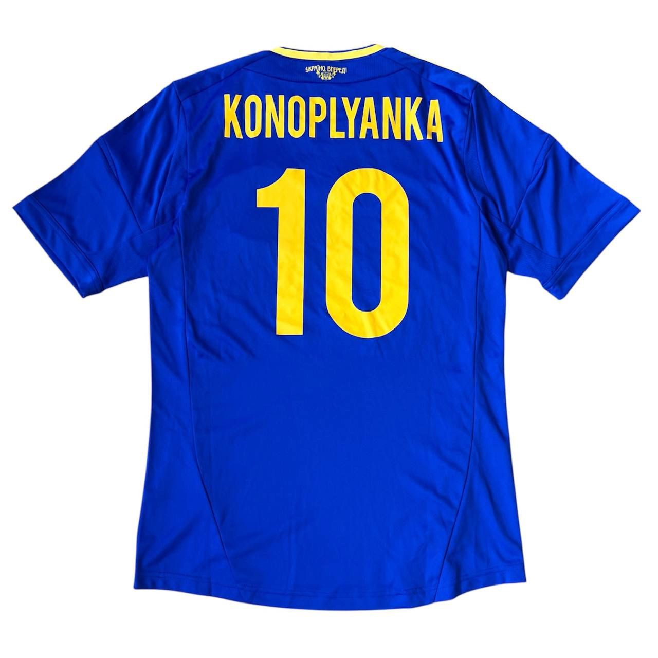 Adidas 2012/13 UKRAINE #10 KONOPLYANKA AWAY SOCCER FOOTBALL JERSEY Size US S / EU 44-46 / 1 - 1 Thumbnail