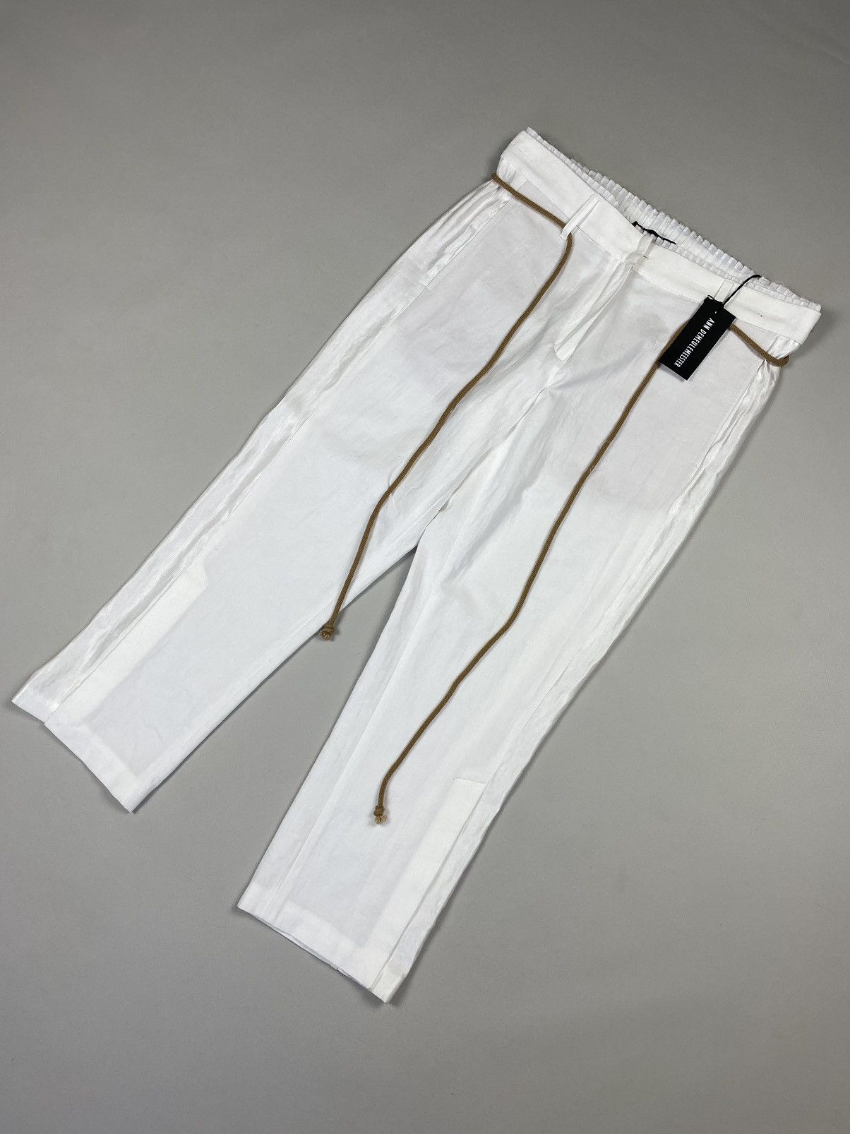 Ann Demeulemeester BNWT! Ann Demeulemeester cropped dress pants trousers Size 27" / US 4 / IT 40 - 6 Thumbnail