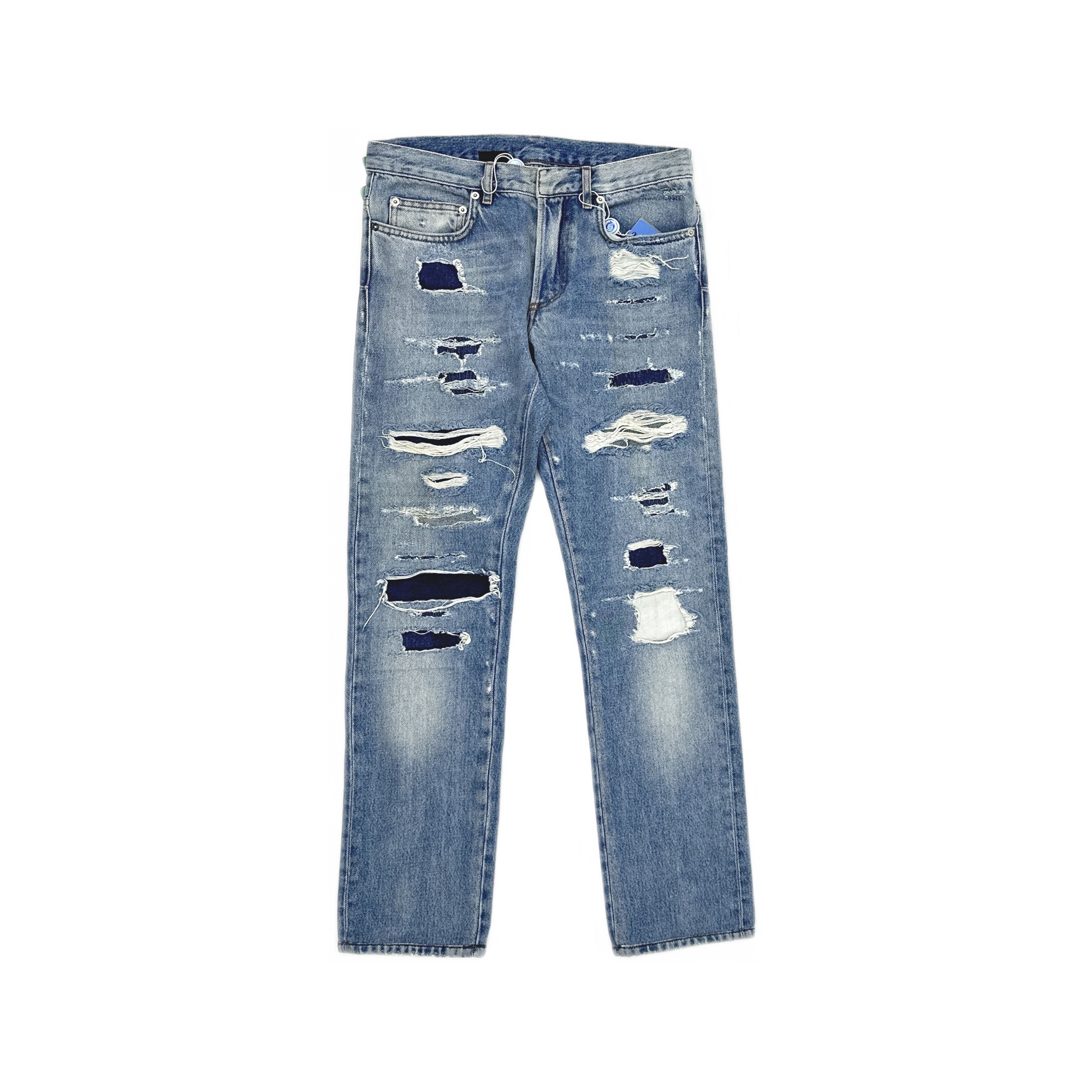 Dior Dior Distressed Denim Jeans Size 29 Size US 29 - 1 Thumbnail