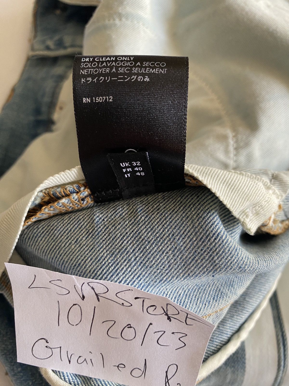 Amiri AMIRI Track Jean LT Indigo 32 OG - Gently Used* Size US 32 / EU 48 - 9 Thumbnail
