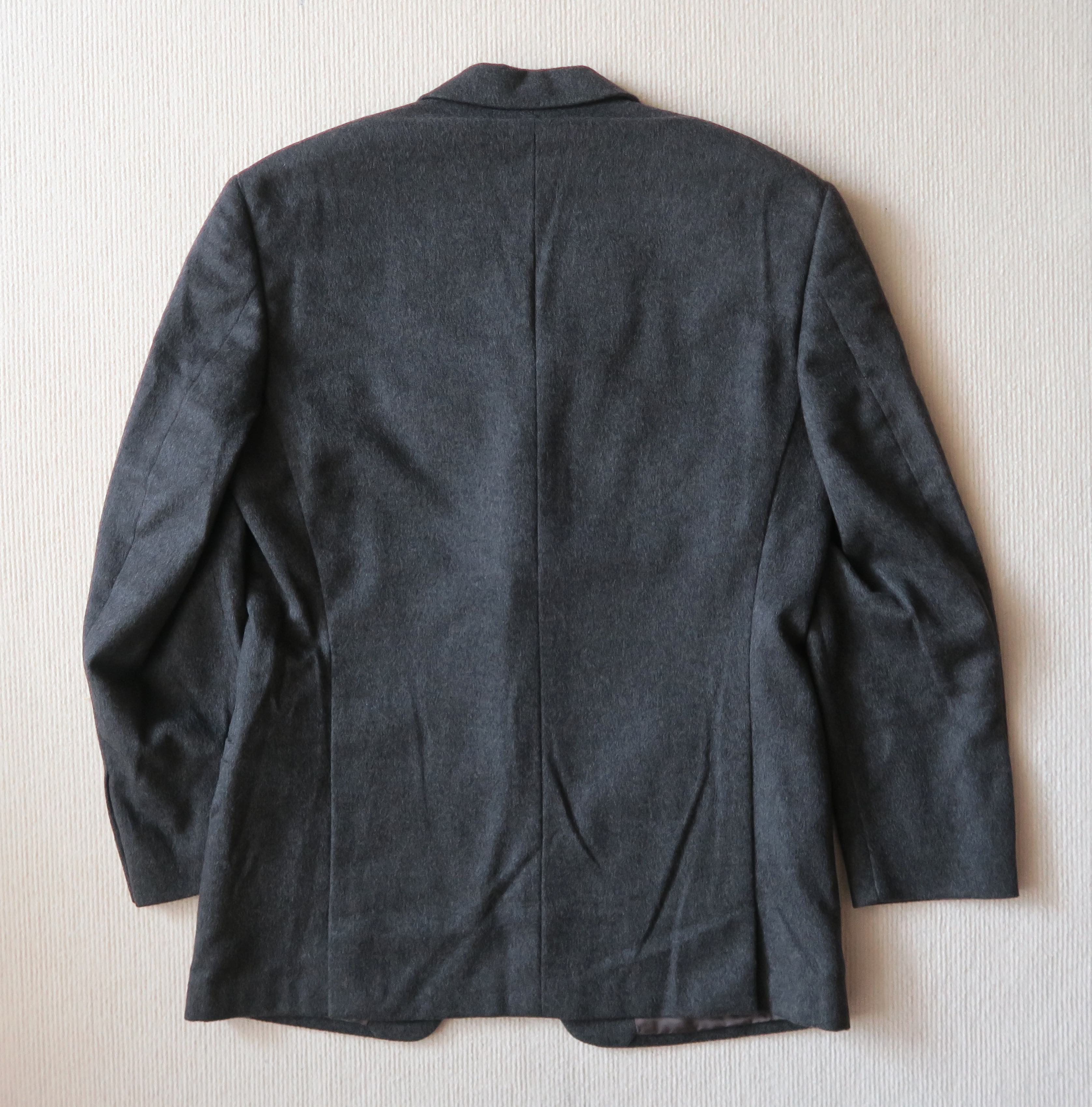 Versace Versace V2 Grey Wool & Cashmere Blazer Size US M / EU 48-50 / 2 - 9 Thumbnail