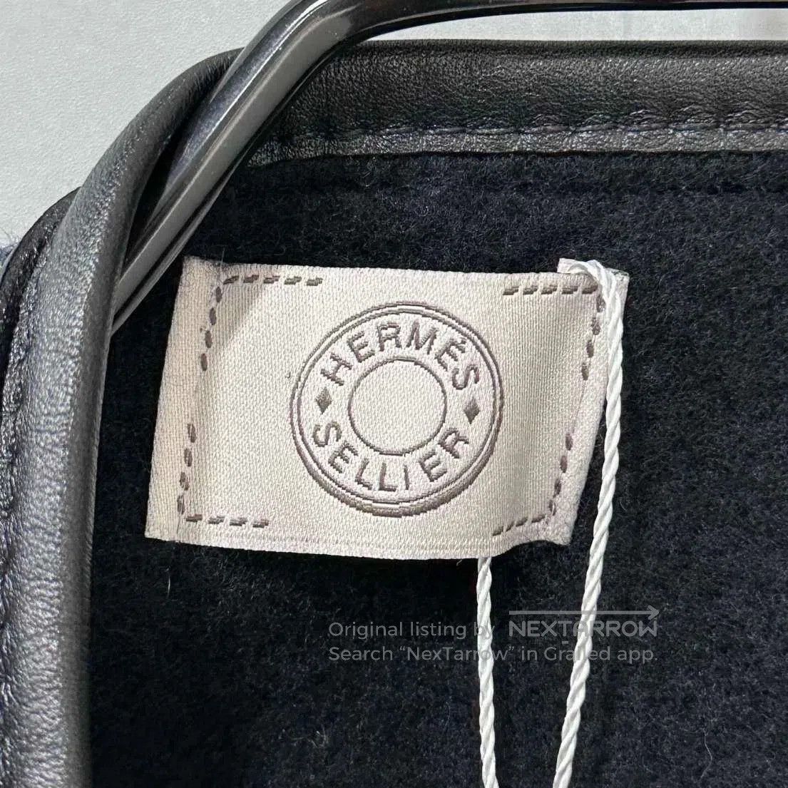 Hermes Hermes Blue Leather. Size M / US 6-8 / IT 42-44 - 5 Thumbnail