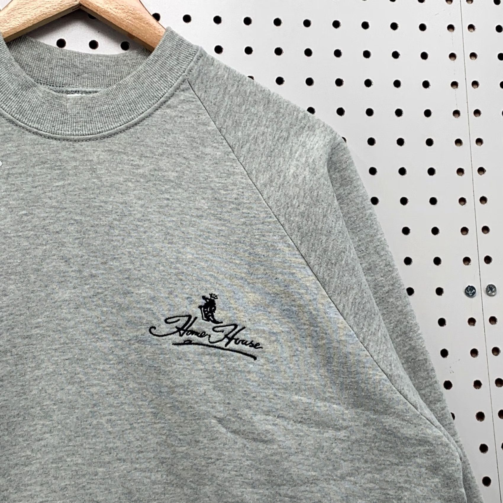 Vintage VINTAGE Homer House Sweatshirt Mens XL Crewneck Long Sleeve Pullover Gray 90s Screen Stars Fleece Size US XL / EU 56 / 4 - 7 Thumbnail