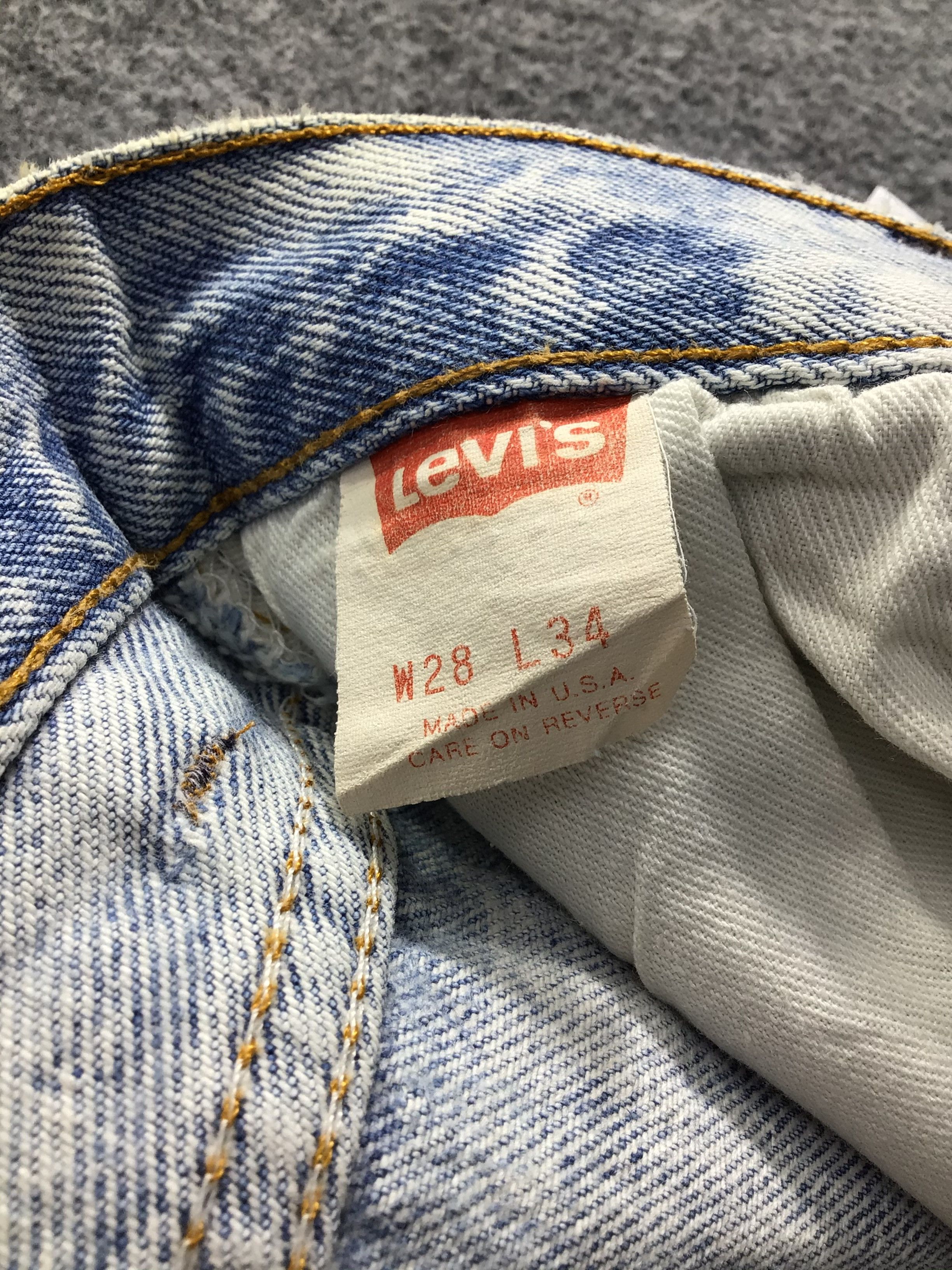 Levi's Vintage Levis 701 Jeans Levi's Acid Wash Denim -J413 Size US 28 / EU 44 - 10 Thumbnail