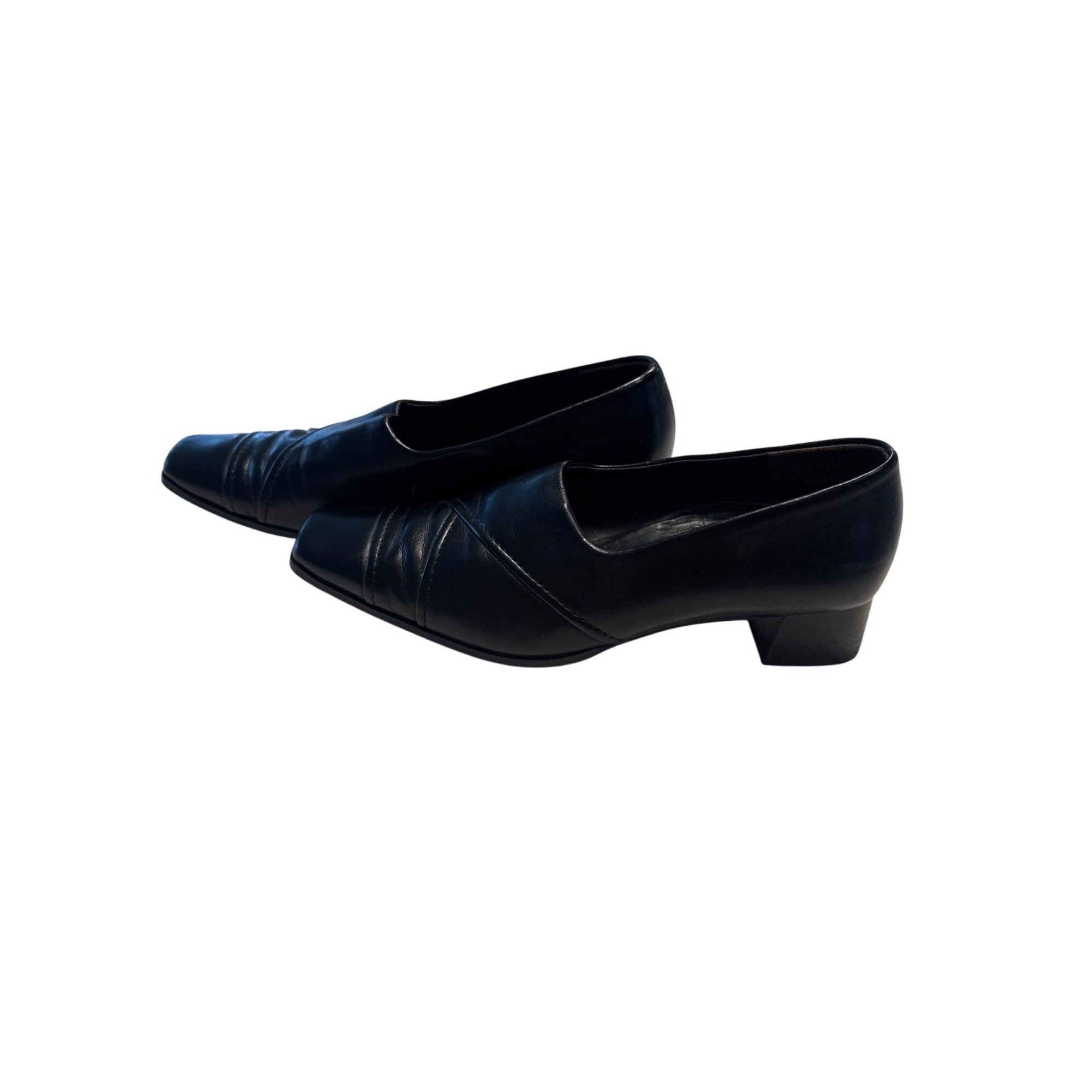 Other Paul Green Munchen womens black leather slip on heels size 4 Size US 4.5 / IT 34.5 - 3 Thumbnail