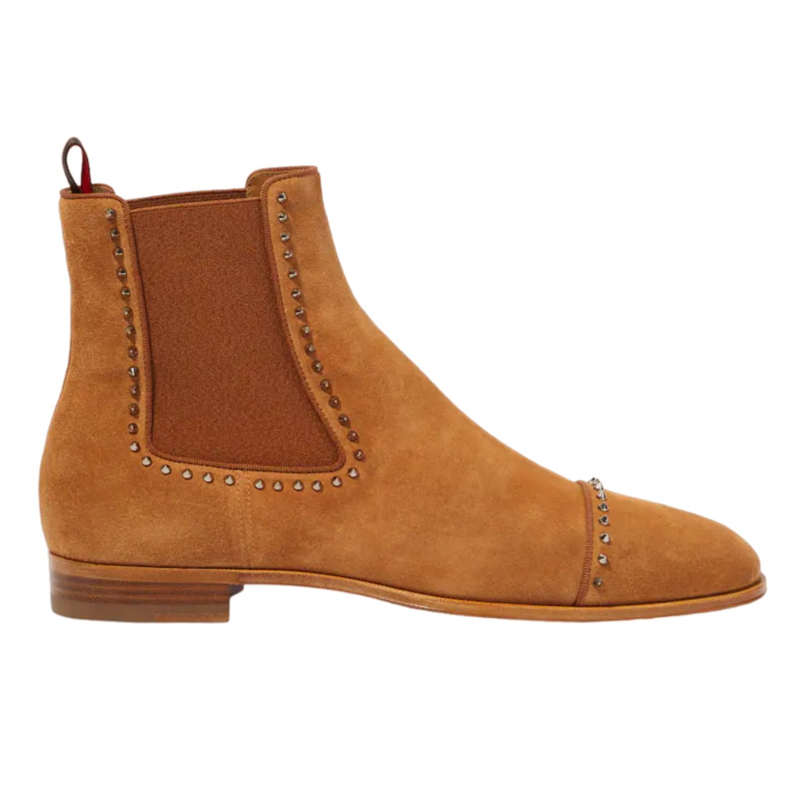 Christian Louboutin Christian Louboutin Flat Brown Suede Spike Boot 42 9 Size US 9 / EU 42 - 1 Thumbnail