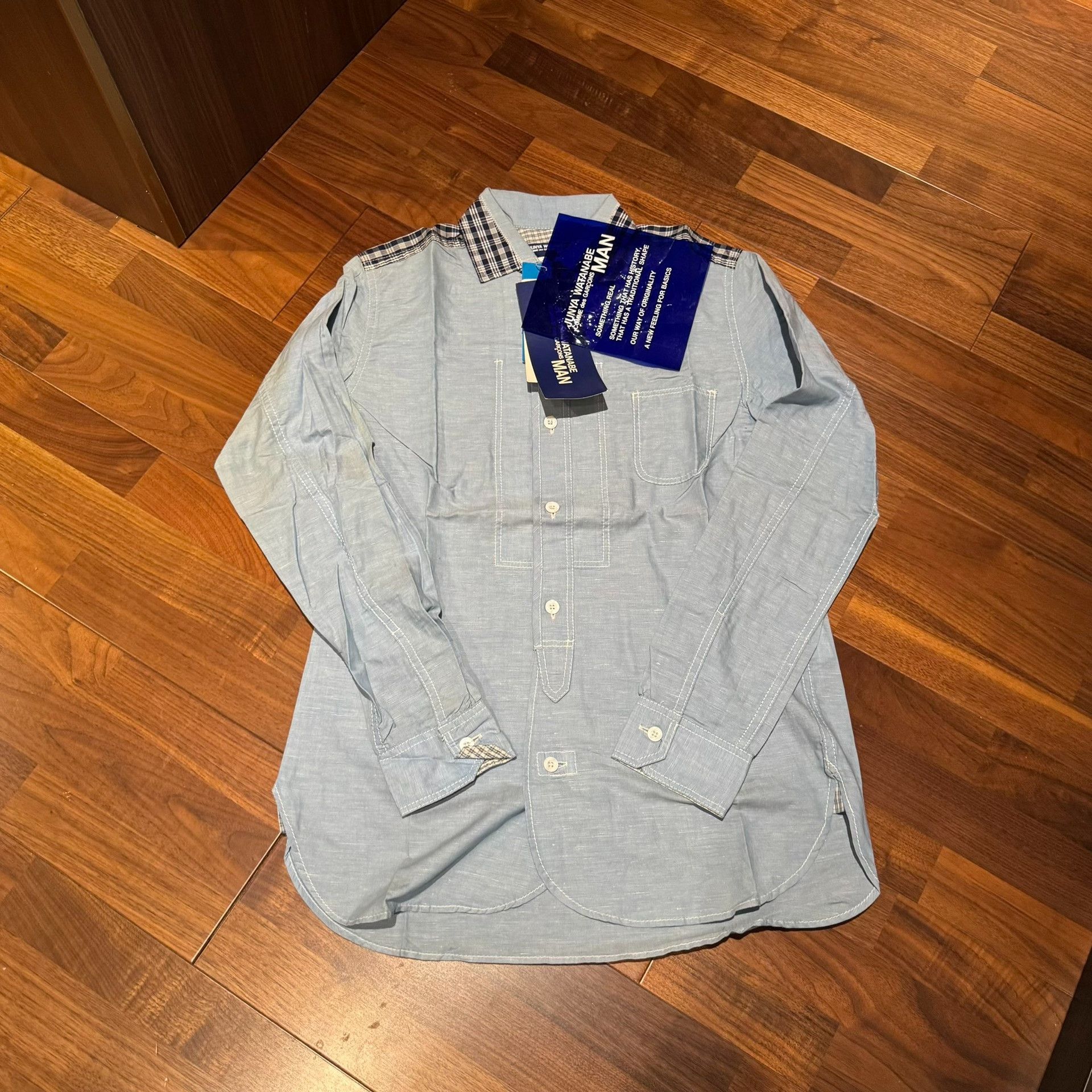 Junya Watanabe Junya Watanabe MAN Linen Plaid Shirt Size US XS / EU 42 / 0 - 1 Thumbnail