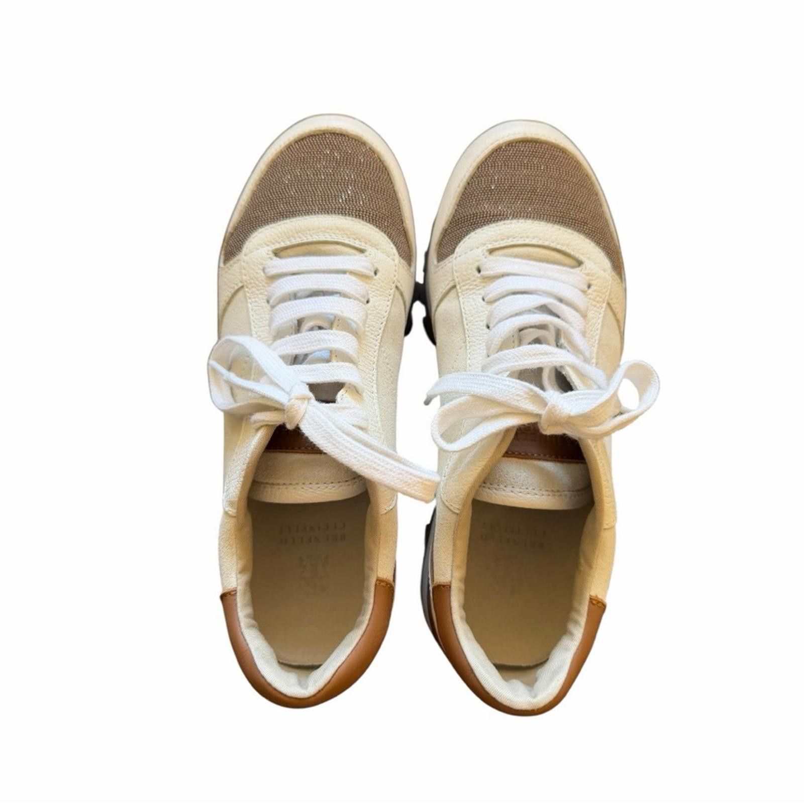 Brunello Cucinelli Brunello Cucinelli Sneakers Monilli Shoes Authentic Sz 39 Size US 8.5 / IT 38.5 - 2 Thumbnail