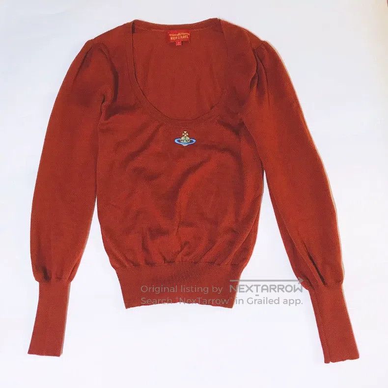 Vivienne Westwood Vivienne Westwood Large colorful planet embroidery red kni Size S / US 4 / IT 40 - 2 Thumbnail