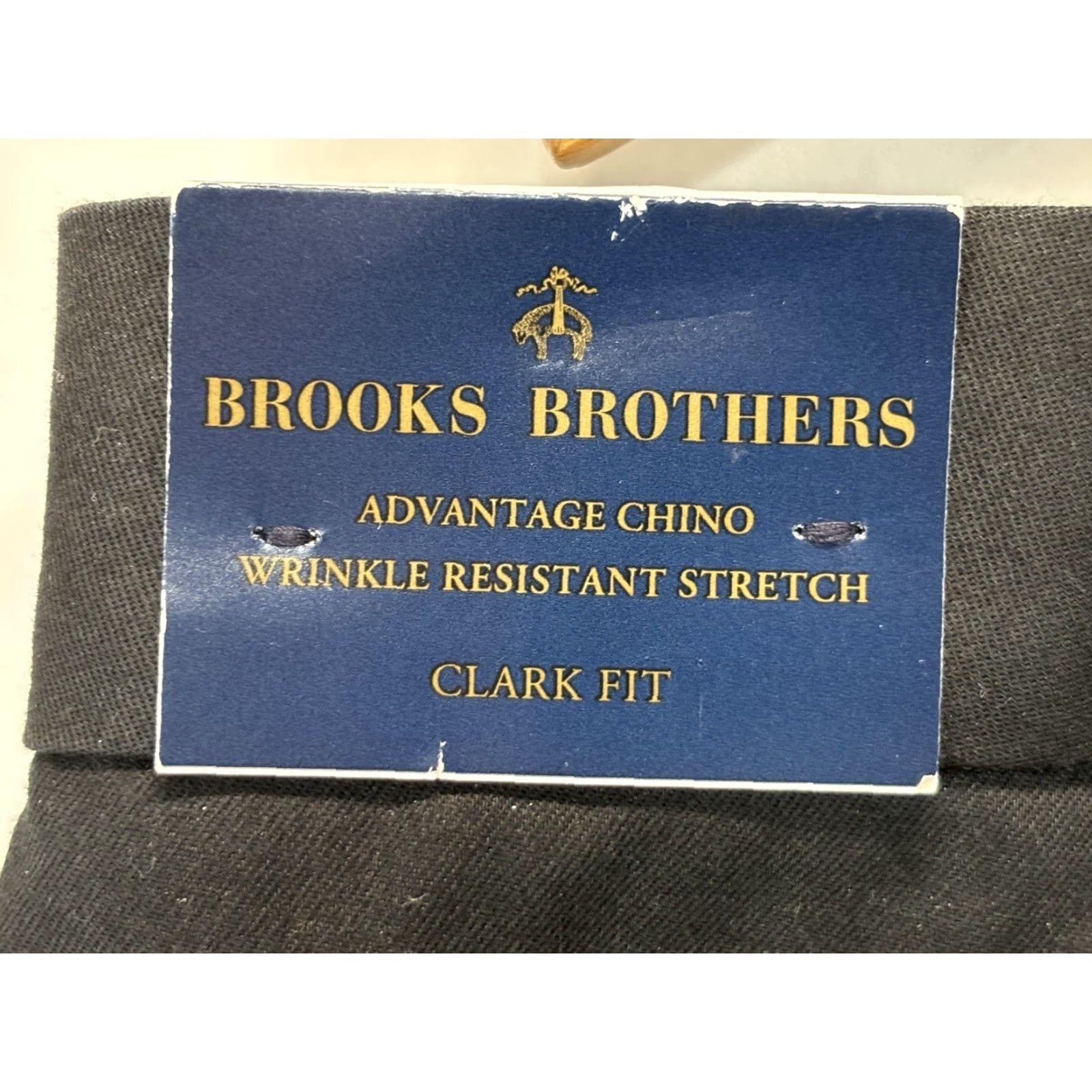 Brooks Brothers Brooks Brothers Advantage Chino Pants 42x30 Black Clark Fit Stretch Regular Big & Tall Mens Size US 42 / EU 58 - 5 Thumbnail