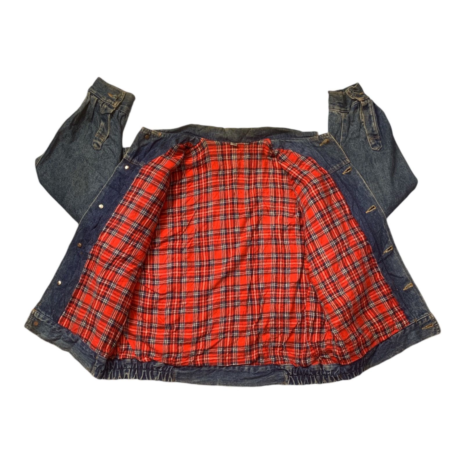 Japanese Brand × Vintage Rare Design Vintage Trenblmay Denim Jackets Size L / US 10 / IT 46 - 3 Thumbnail